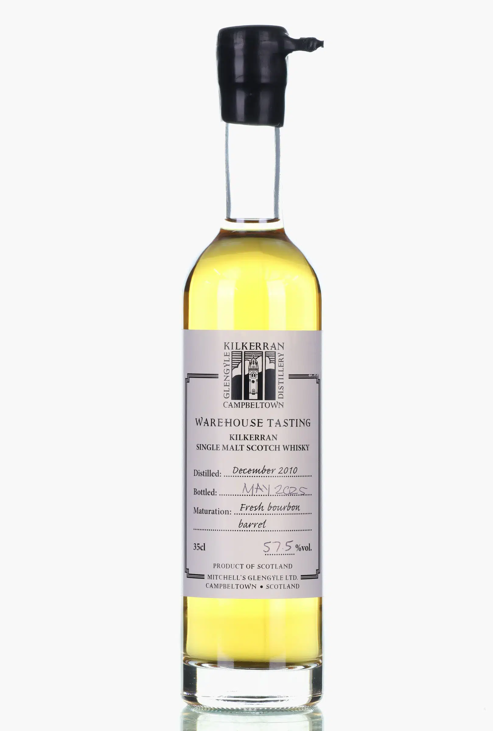 Kilkerran Warehouse Tasting Fresh Bourbon Matured 14 Year Old, Bourbon Cask, 2025, 57.5% whisky bottle