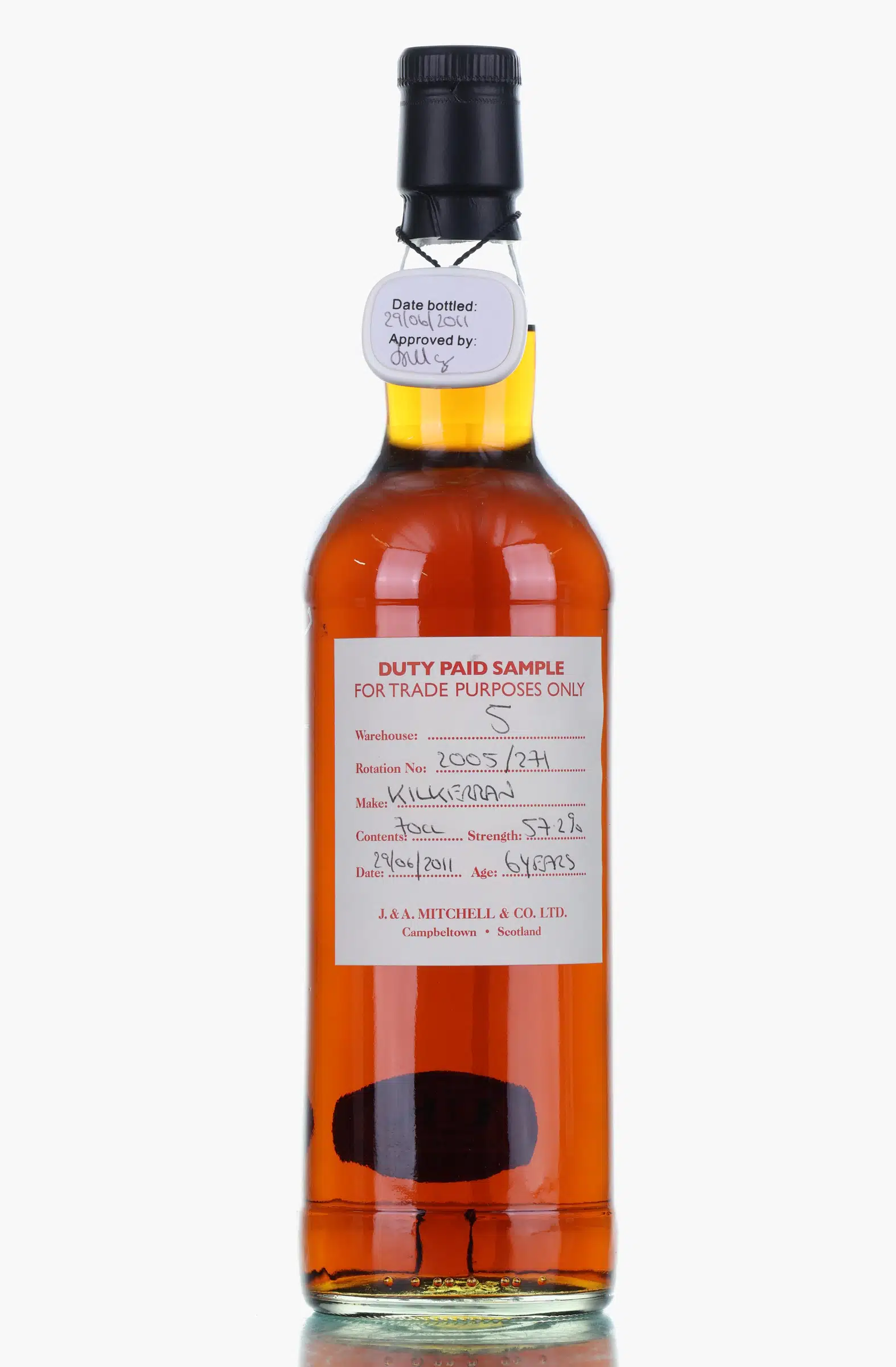 Kilkerran 6 Year Old, 2005, 2011, 57.2%
