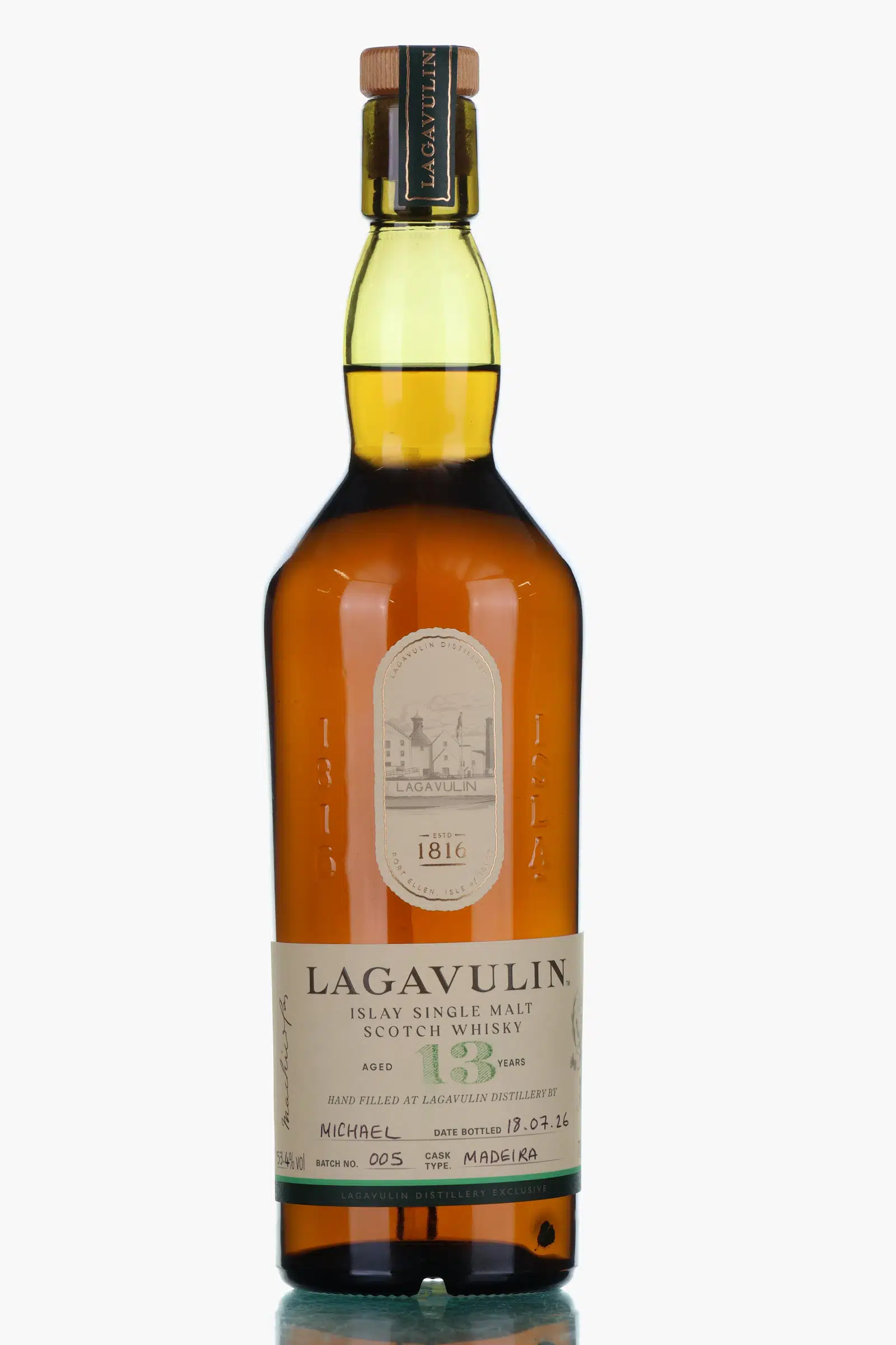Lagavulin 13 2026 Hand Fill Madeira Cask Batch No 5