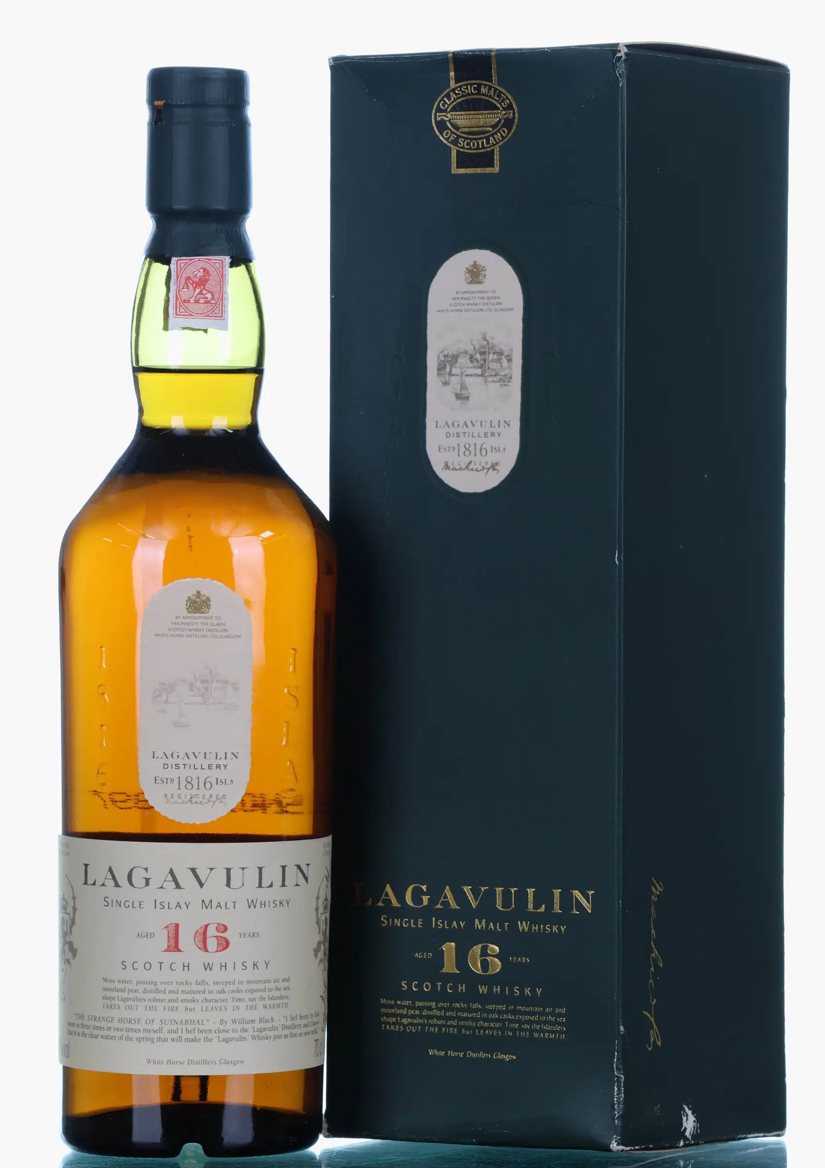 Lagavulin 16 Year Old, 1991, 43% whisky bottle