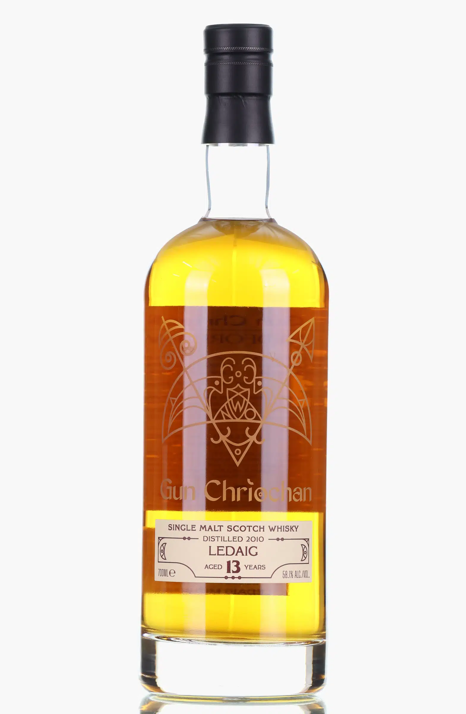 Ledaig Gun Chrìochan 13 Year Old, Mizunara Cask, Cask #2314505, 2010, Bedford Park, 58.1% whisky bottle
