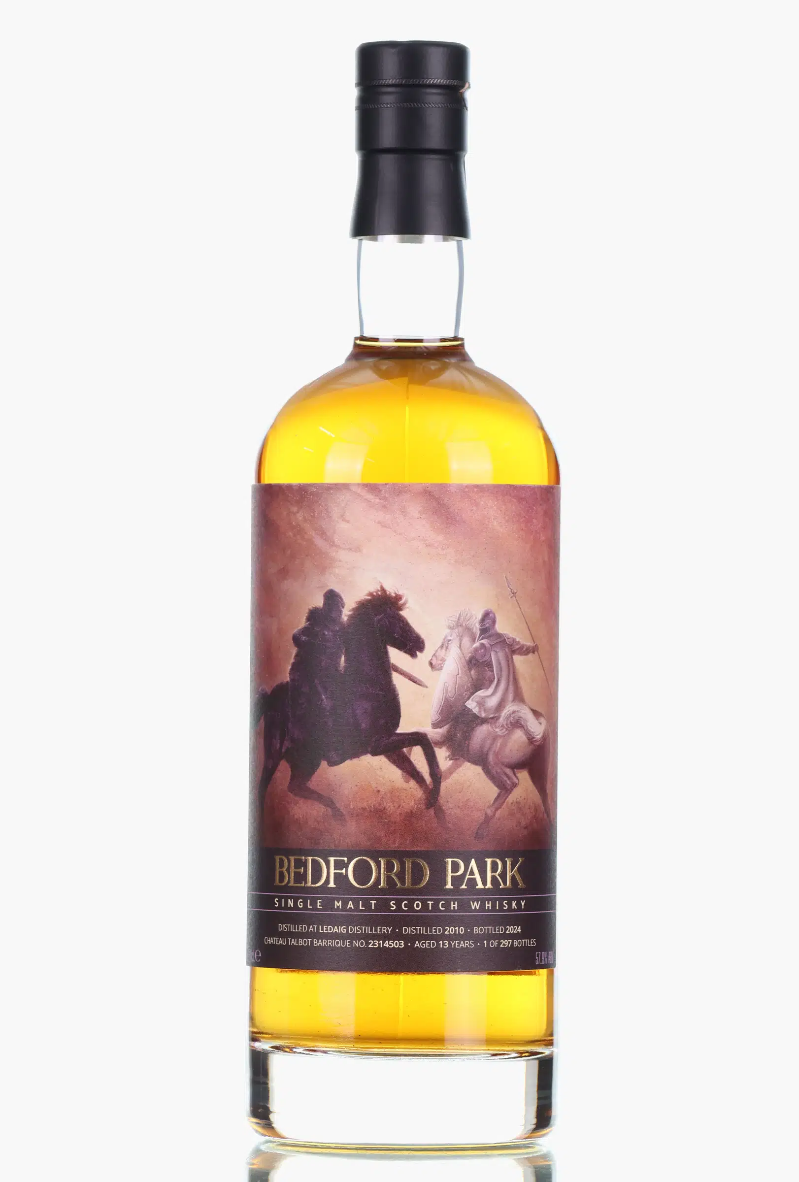 Ledaig Scotch Opening 13 Year Old, Chateau Talbot Barrique Cask, Cask #2314503, 2010, Bedford Park, 57.9% whisky bottle