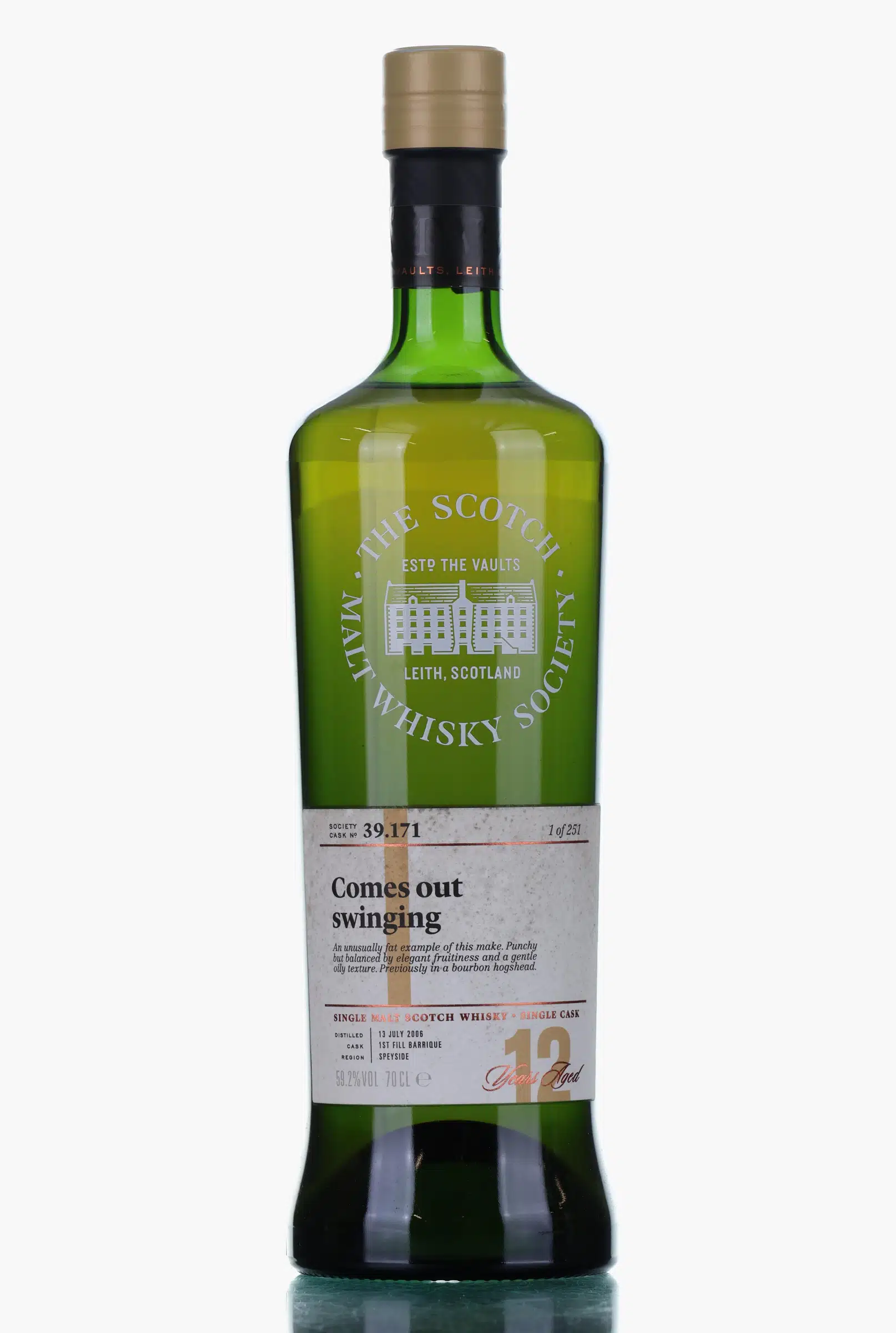 Linkwood Comes out swinging 12 Year Old, Bourbon & Wine Cask, Cask #39.171, 2006, The Scotch Malt Whisky Society, 59.2%