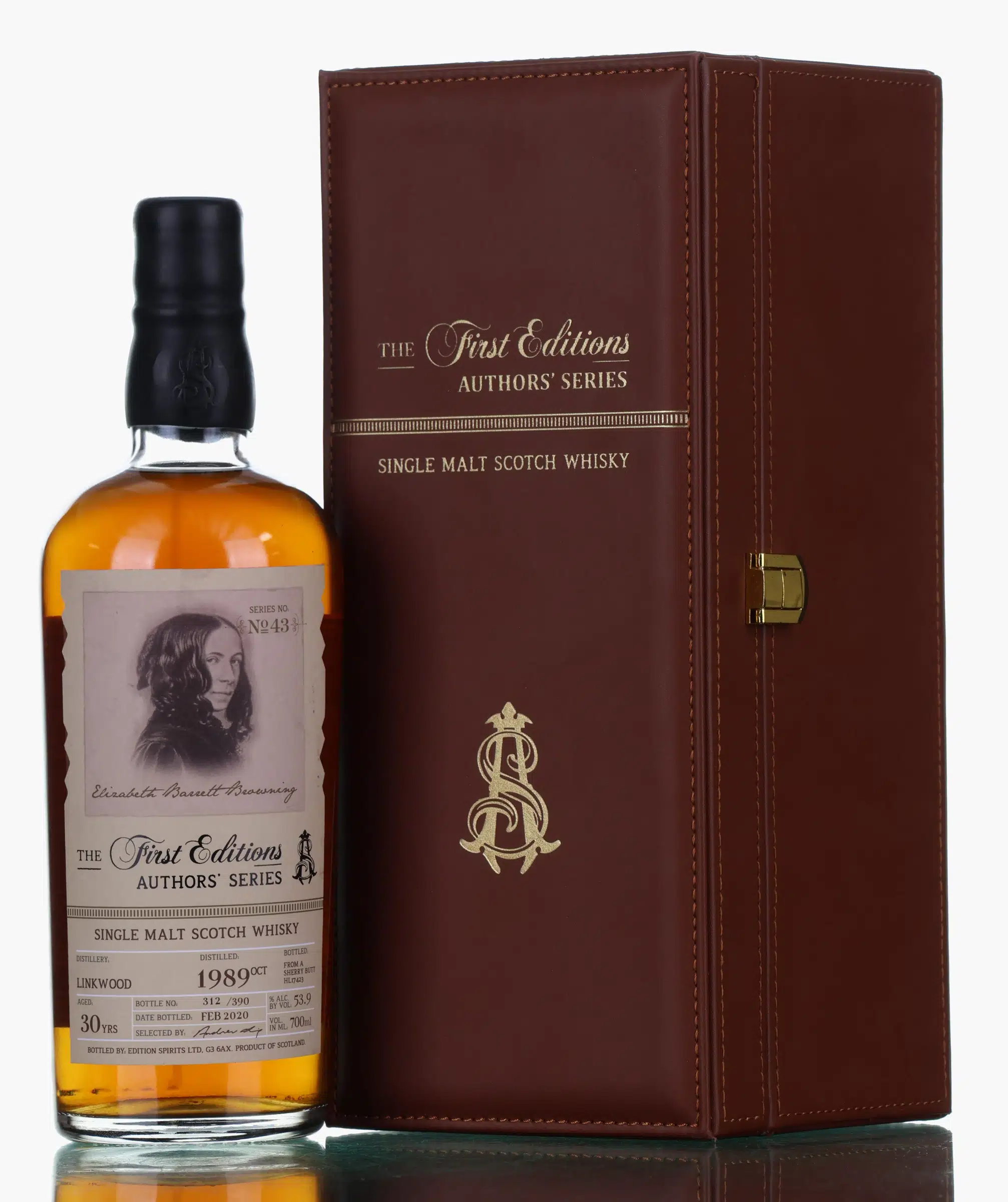 Linkwood Authors' Series No. 43 30 Year Old, Sherry Cask, Cask #HL17433, 1989, Edition Spirits, 53.9%