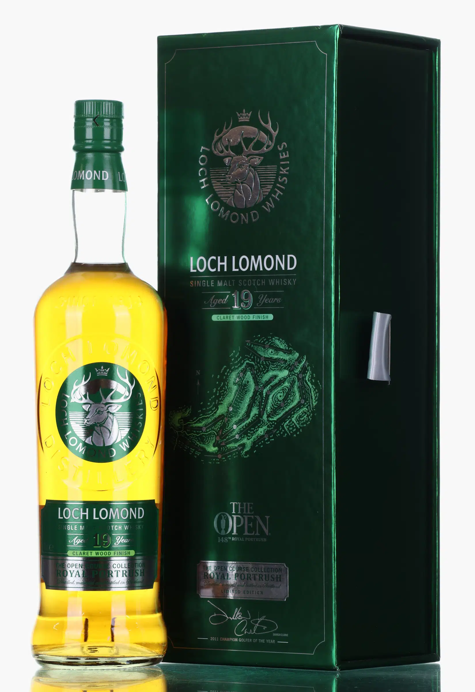 Loch Lomond The Open Course Collection Royal Portrush 19 Year Old, American Oak & Claret Wood Cask, 2019, 50.3% whisky bottle