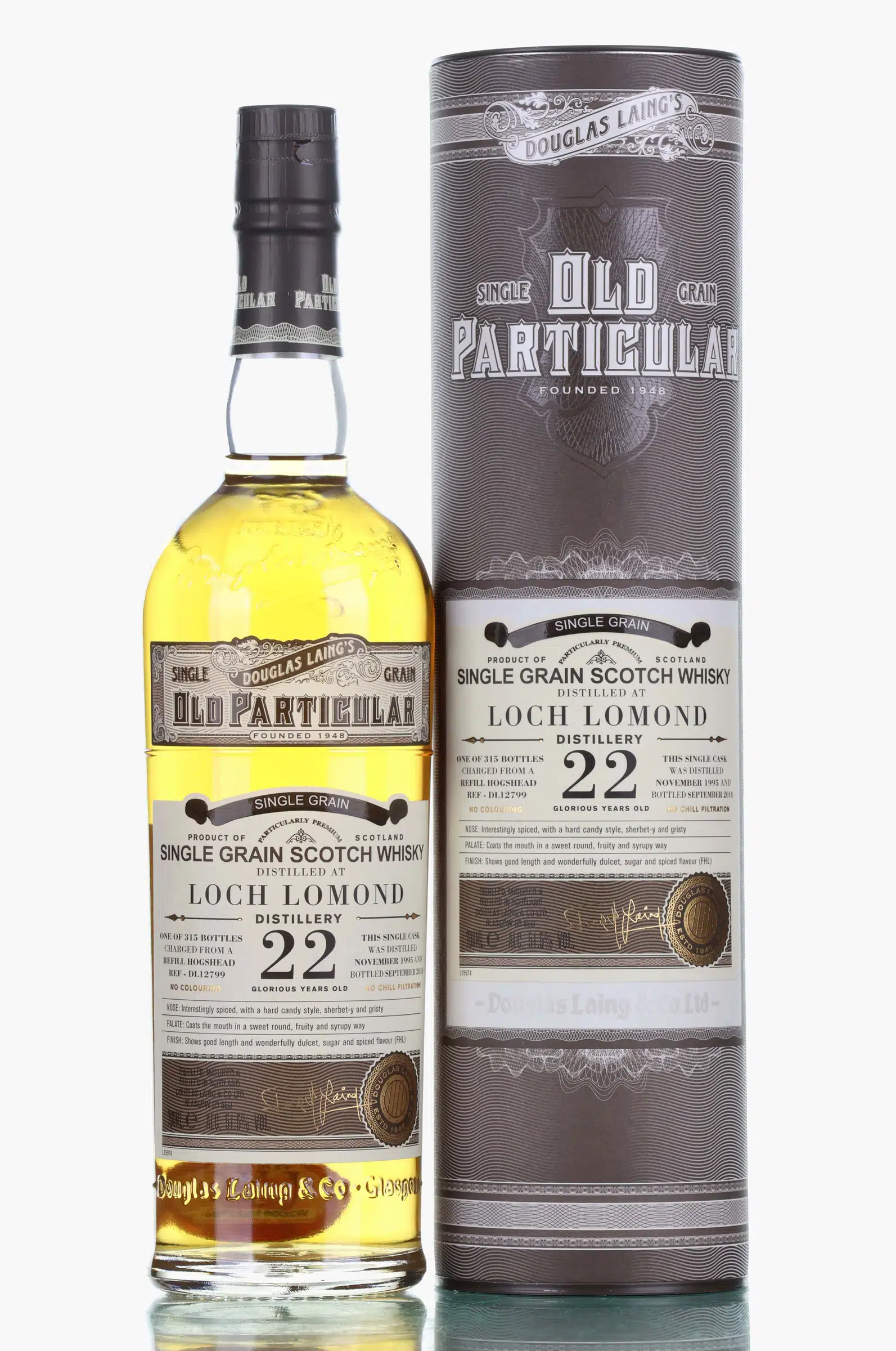 Loch Lomond 22 1995 Single Grain 2018 Douglas Laing S Old Particular