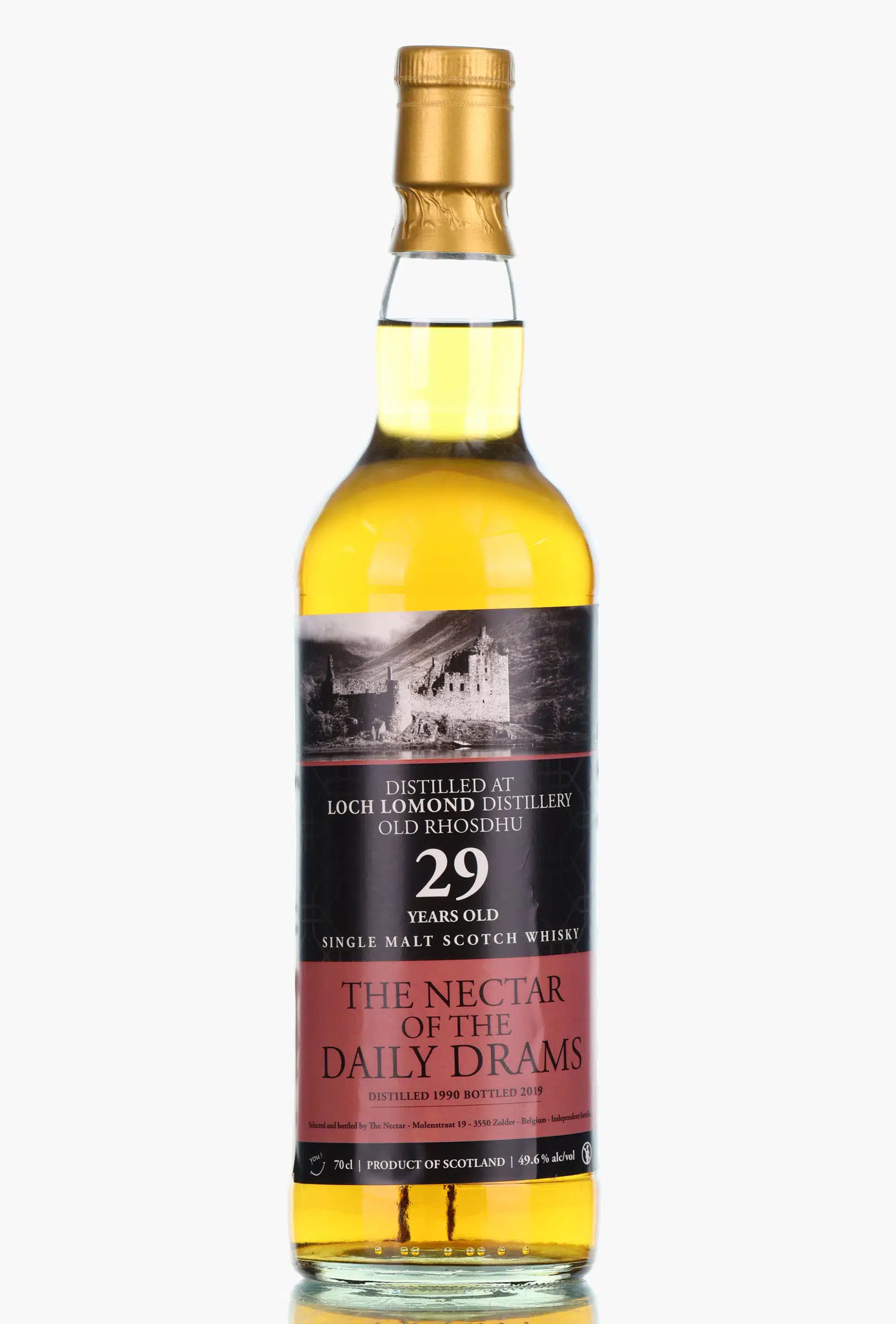 Loch Lomond Old Rhosdhu 29 Year Old, 1990, The Nectar, 49.6% whisky bottle