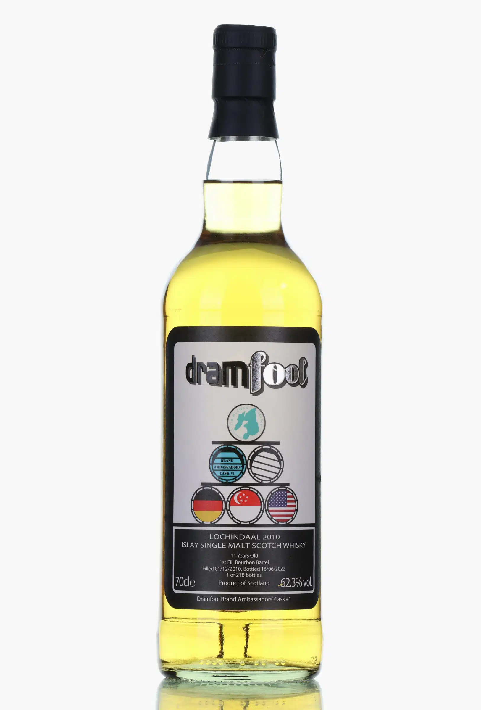 Lochindaal 11 2010 2022 Dramfool Brand Ambassadors Cask 1
