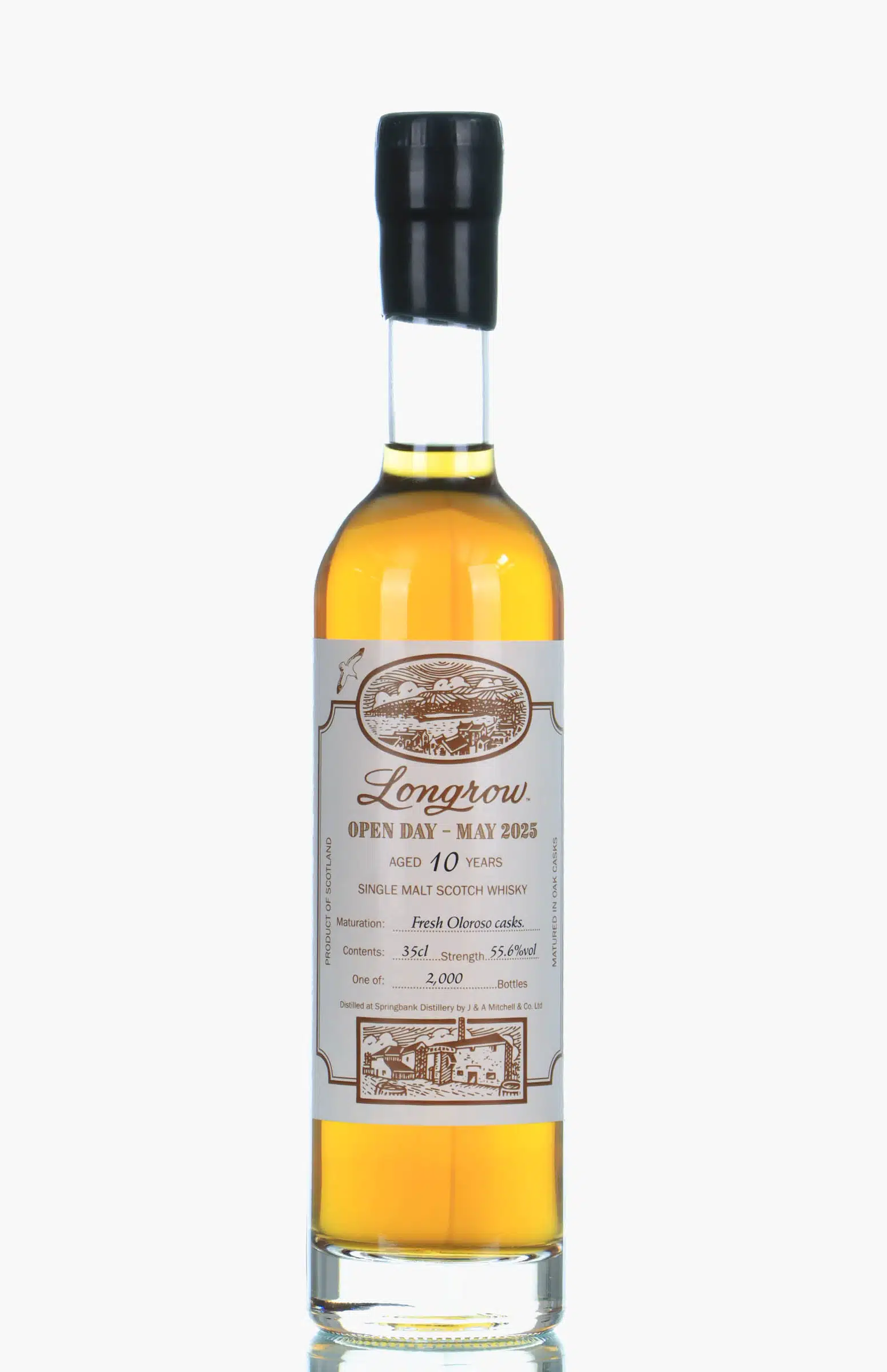 Longrow Open Day 10 Year Old, Fresh Oloroso Cask, 2025, 55.6% whisky bottle