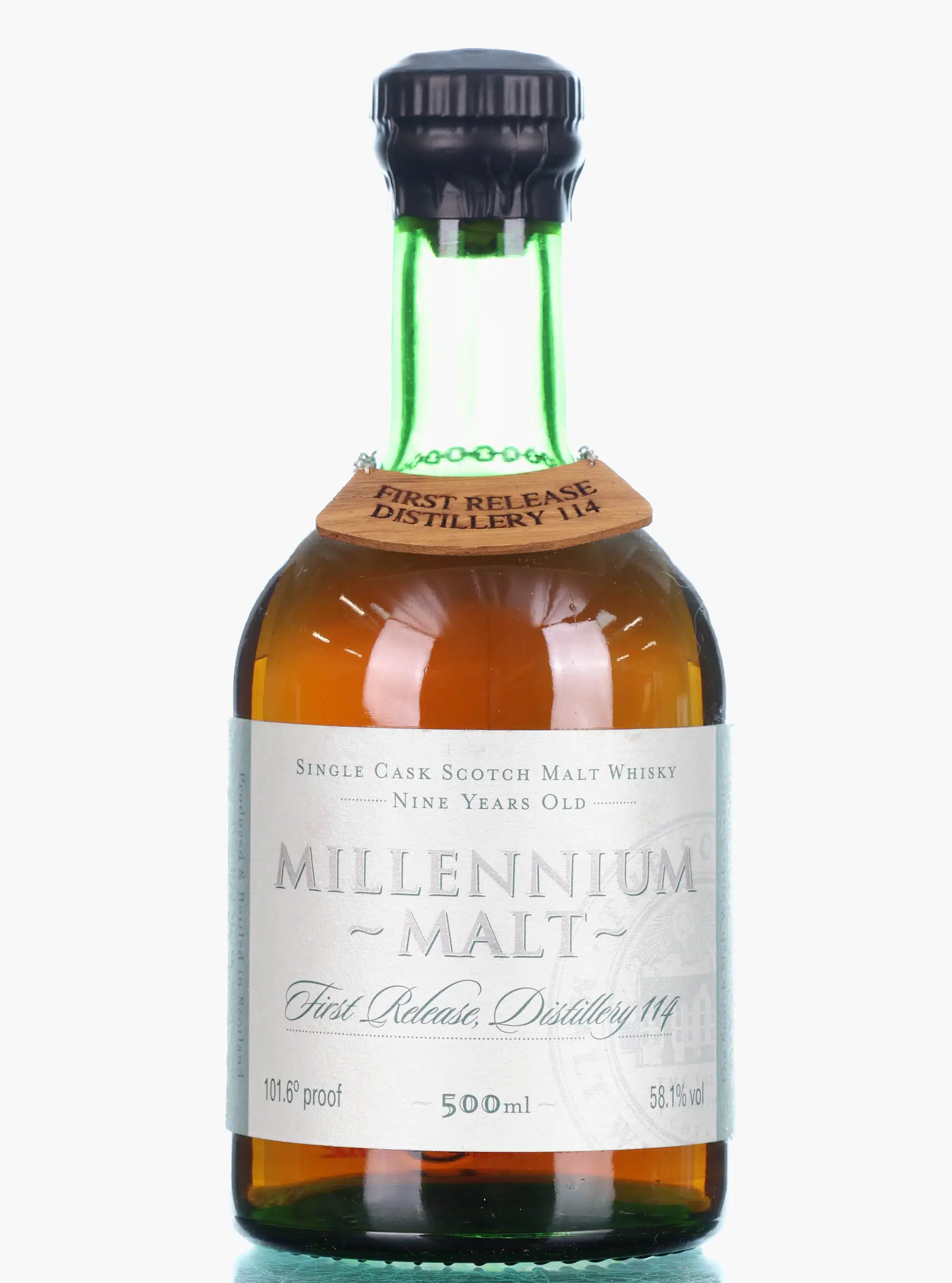 Springbank Longrow Millennium Malt First Release 9 Year Old, Port Cask, Cask #114.1, 1990, Scotch Malt Whisky Society, 58.1% whisky bottle