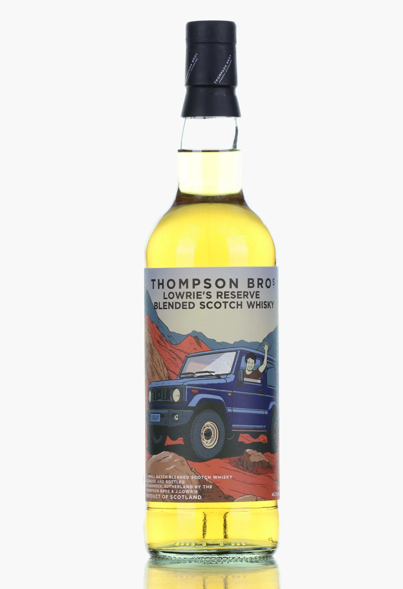 Thompson Bros Lowrie's Reserve Scotch Whisky 8 Year Old, Sherry & Brewery Cask, Thompson Bros, 45.7% whisky bottle