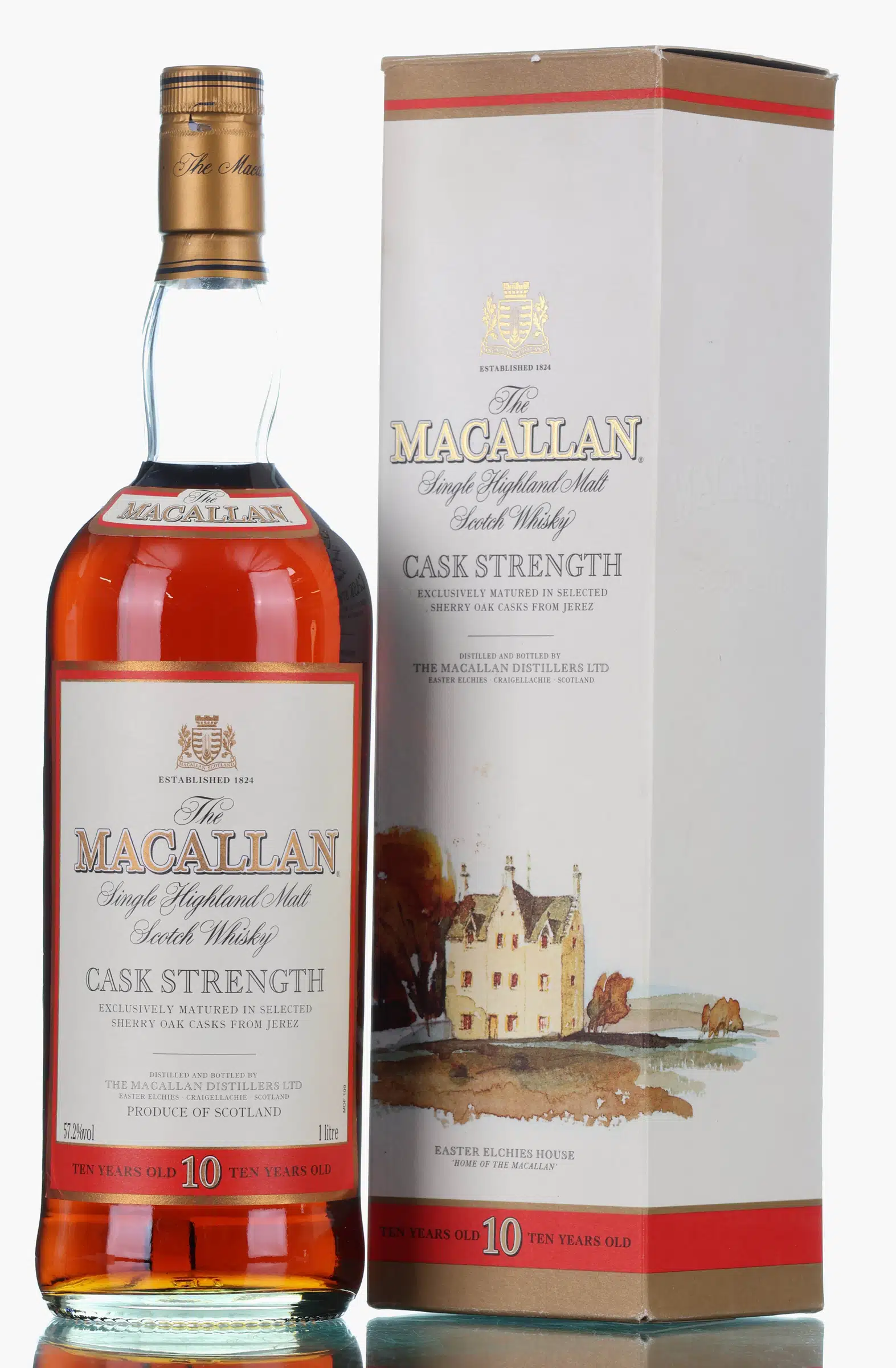 Macallan Cask Strength 10 Year Old, Sherry Cask, 1999, 57.2% whisky bottle