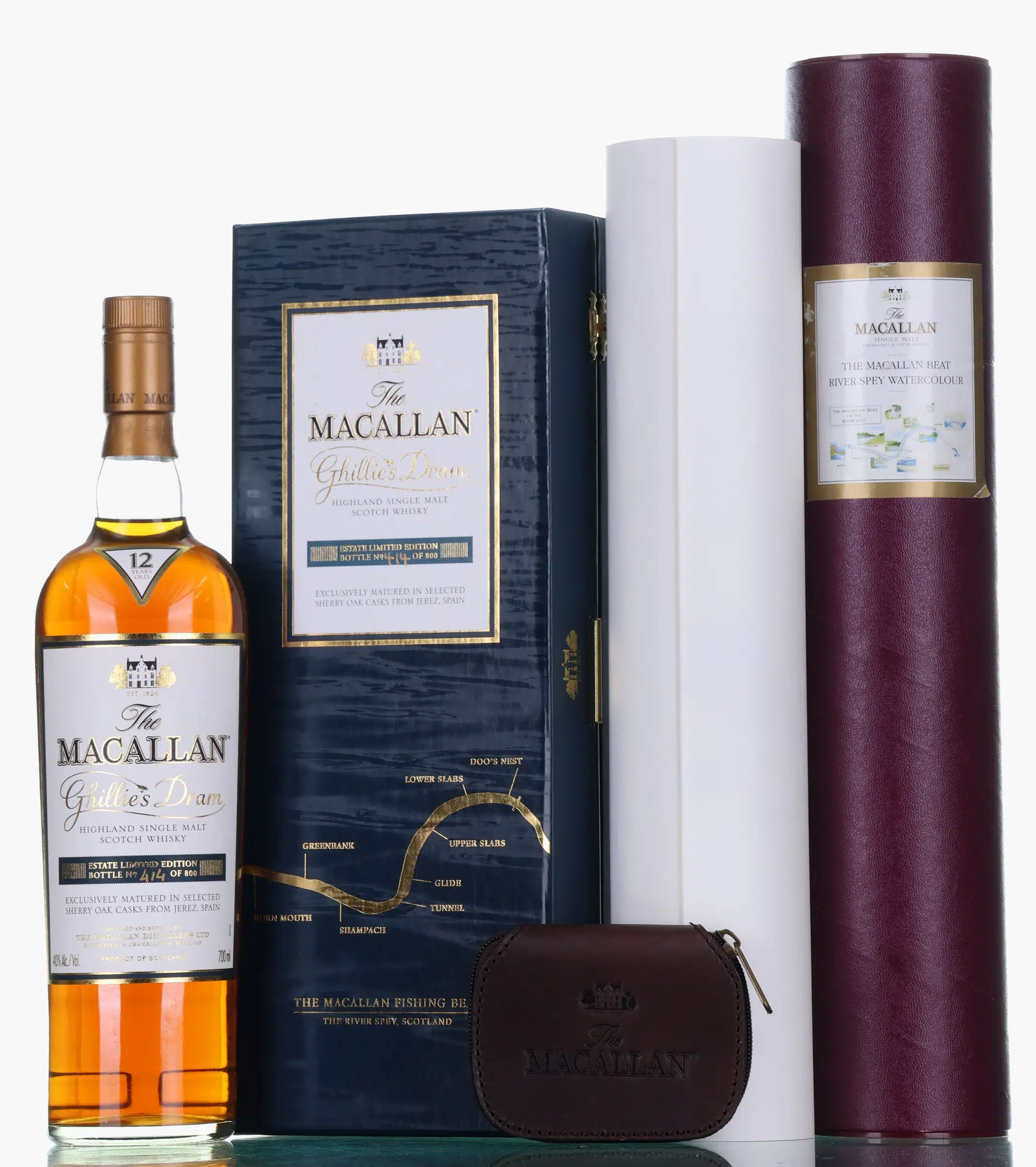 Macallan Ghillie's Dram 12 Year Old, Sherry Cask, 2007, 40% whisky bottle