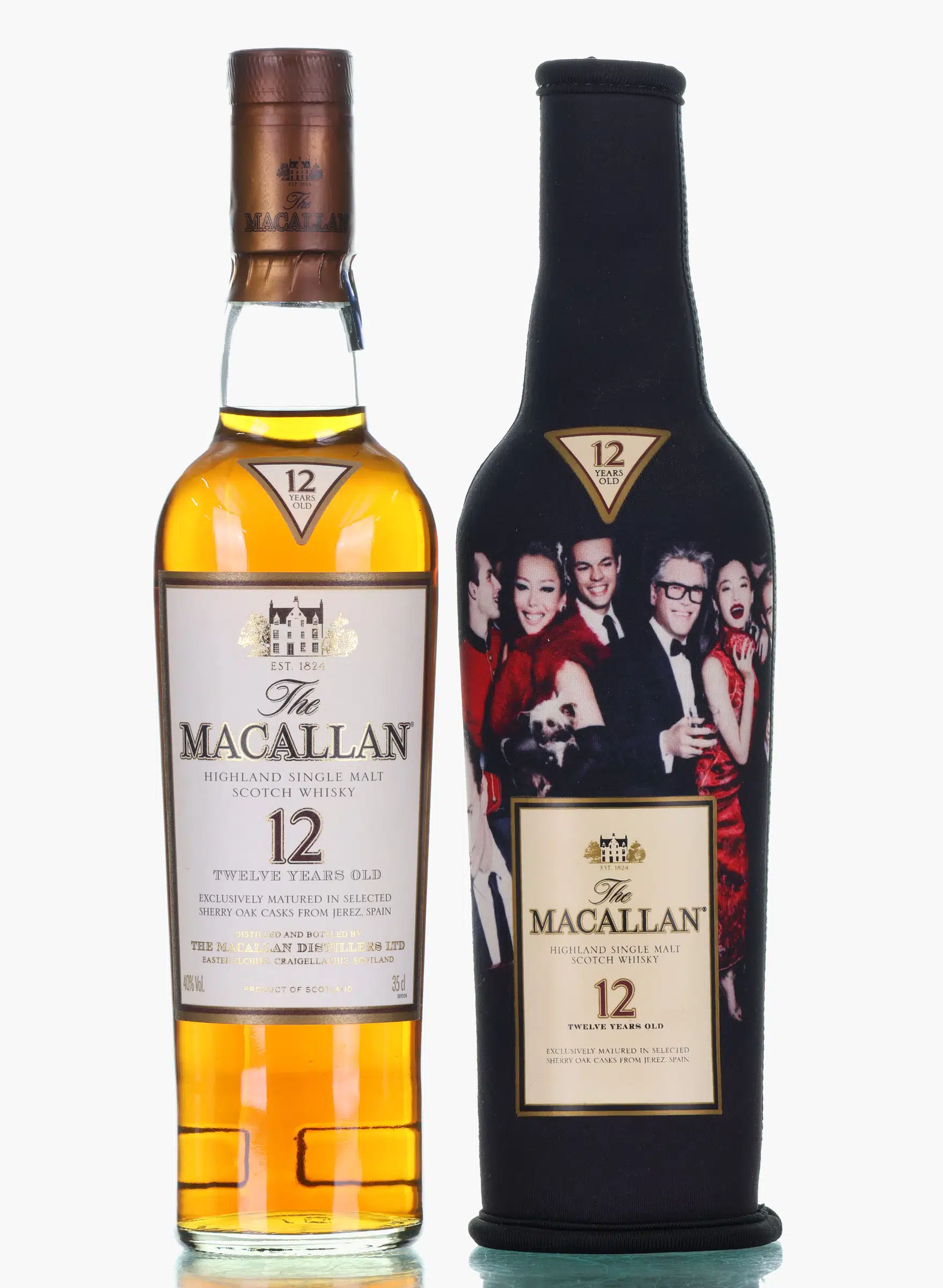 Macallan Masters of Photography Mario Testino 12 Year Old, Sherry Cask, 2015, 40% whisky bottle