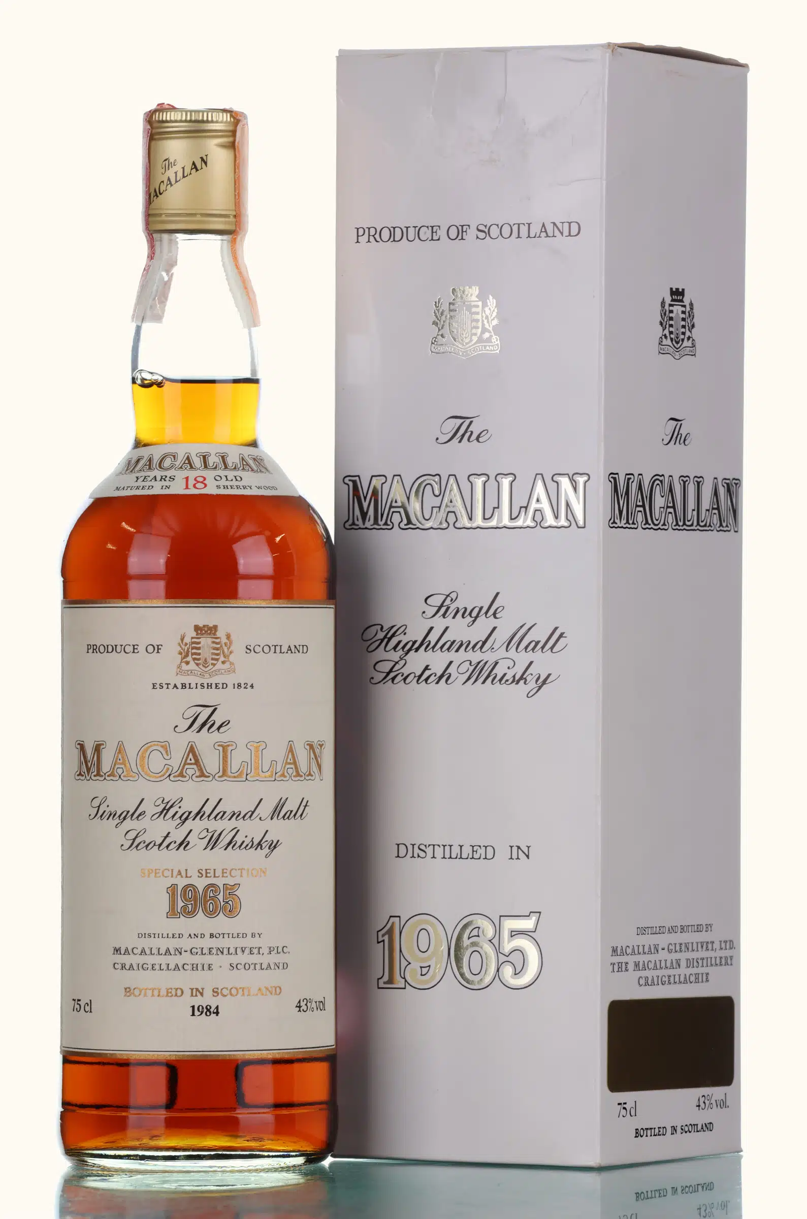 Macallan 18 Years Old 1965 Special Selection 1984