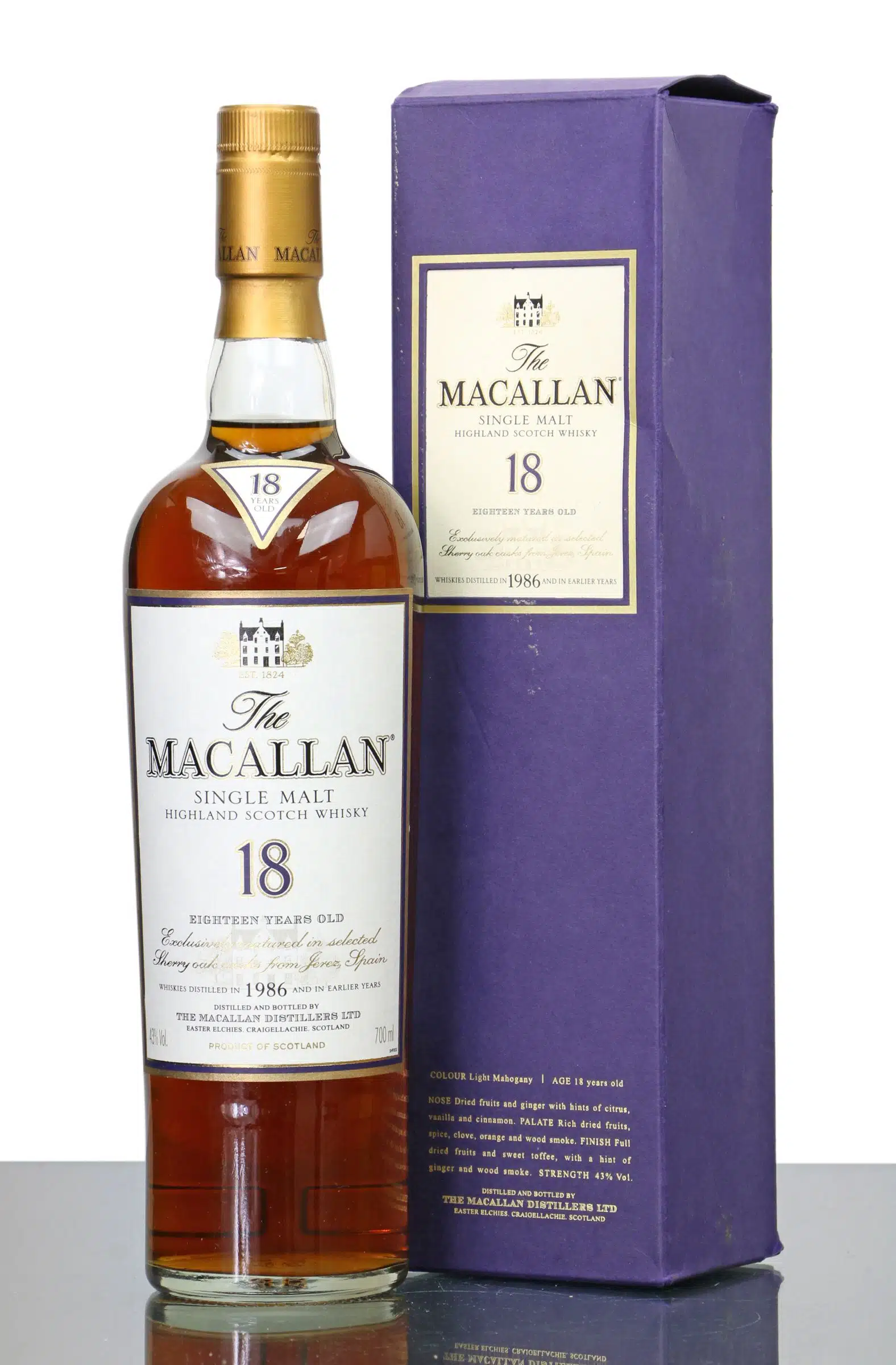 Macallan 18 Years Old 1986 Whisky | Just Whisky Auction