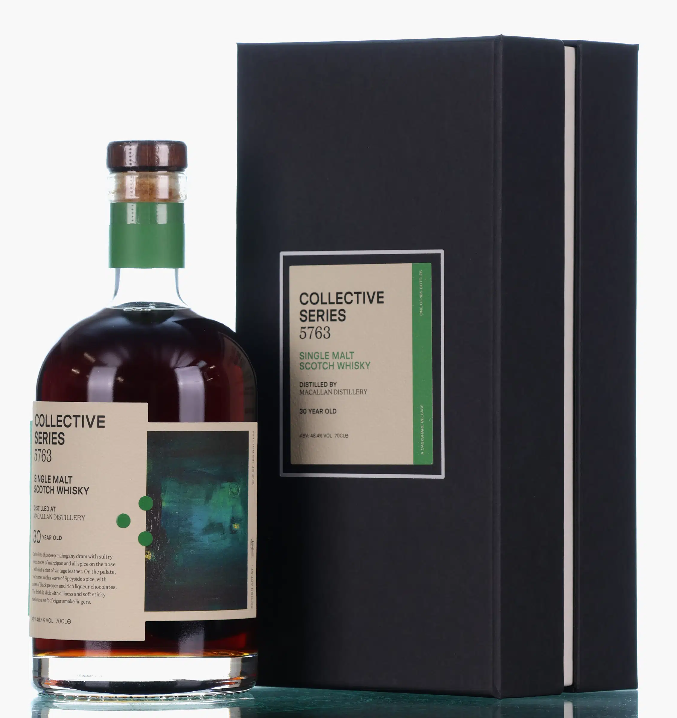 Macallan Collective Series 30 Year Old, 1st-fill Sherry Cask, Cask #5763, 1993, Caskshare, 48.4% whisky bottle