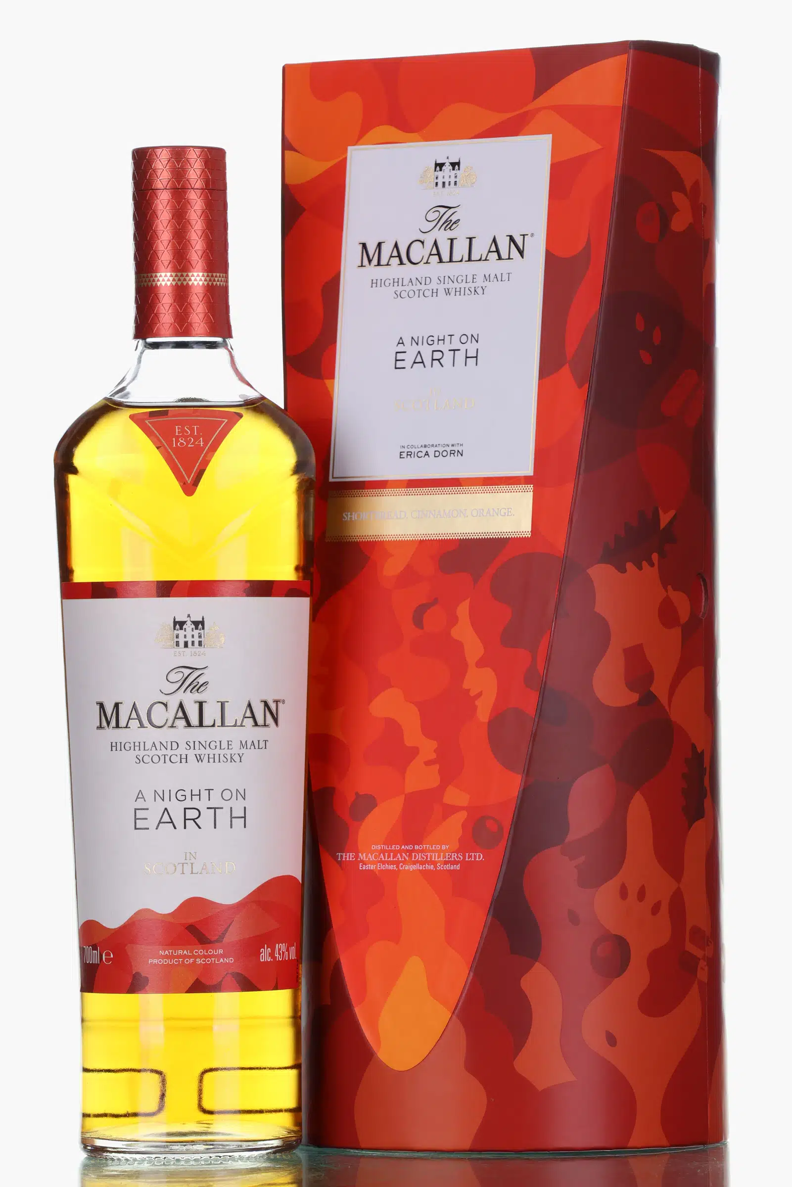 Macallan A Night On Earth In Scotland, 43% whisky bottle