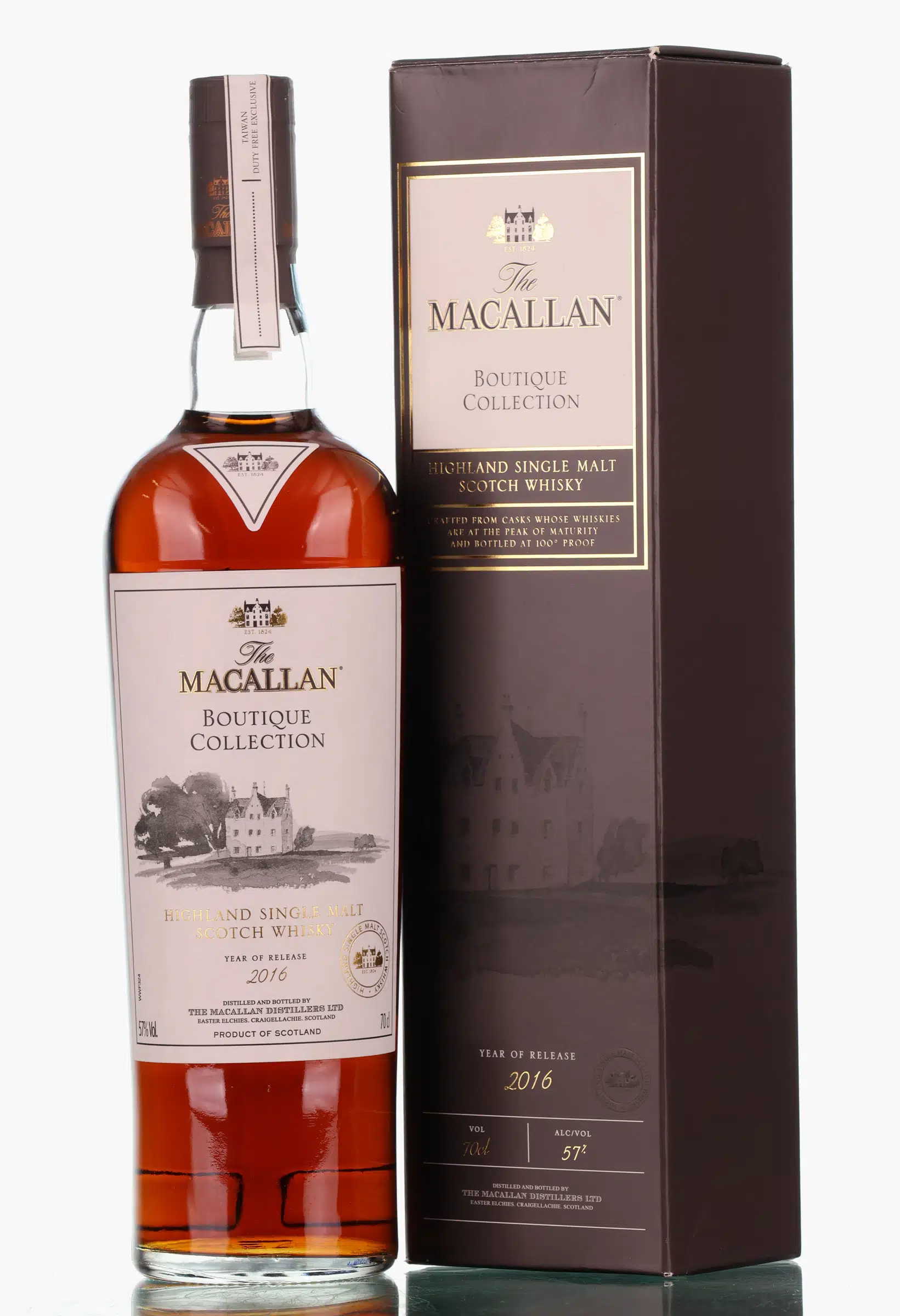Macallan Boutique Collection, Sherry Cask, 2016, 57% whisky bottle