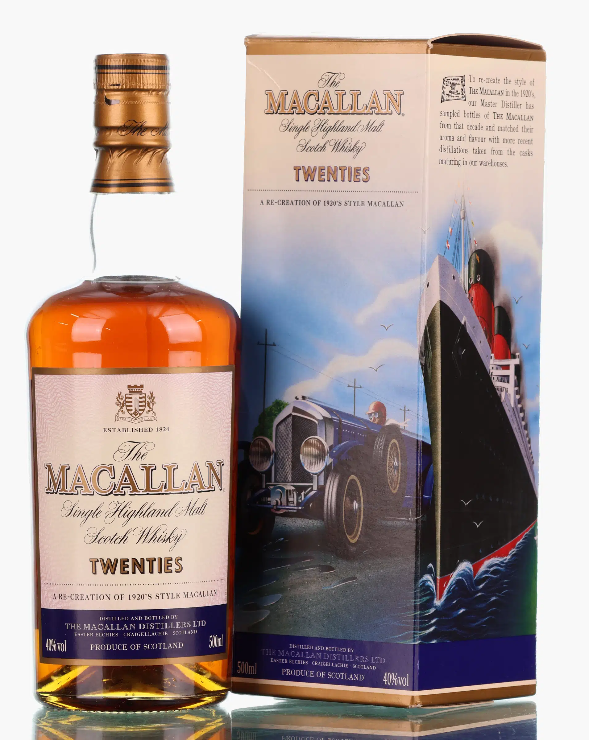 Macallan Decades Collection Twenties, Sherry Cask, 2004, 40% whisky bottle