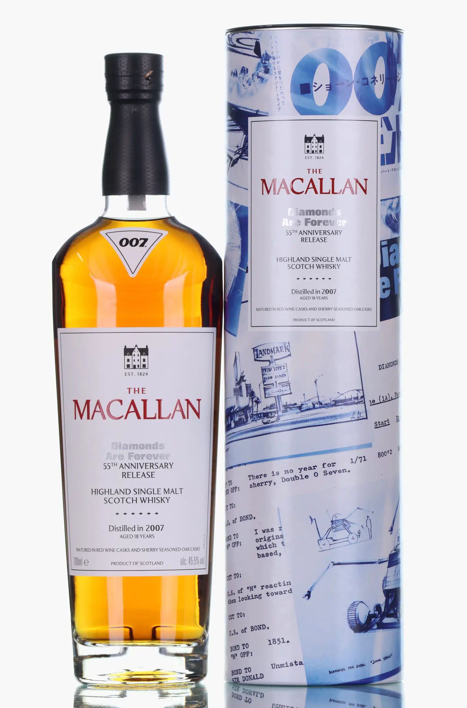 Macallan James Bond 18 Years Old 2007 Whisky | Just Whisky Auction
