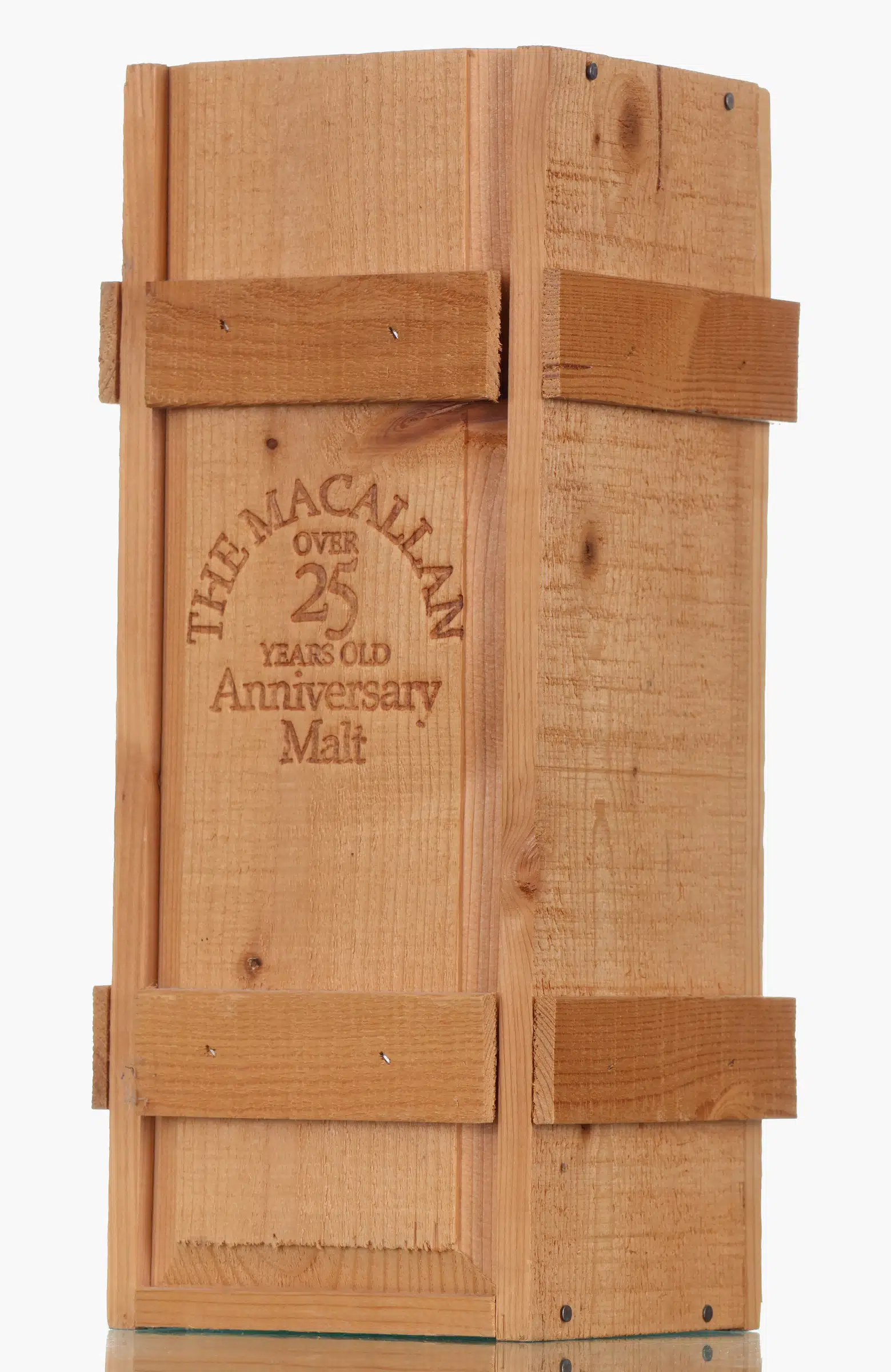 Macallan Over 25 Years Old Anniversary Malt ***Wooden Box Only***, Sherry Cask