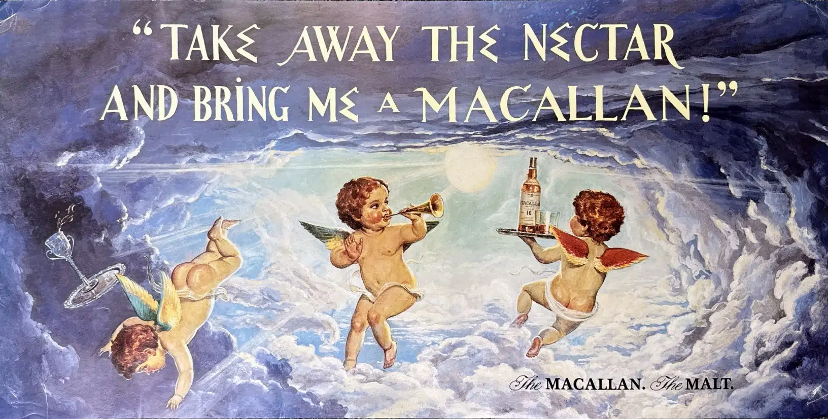 Macallan Poster 'Take Away The Nectar & Bring Me A Macallan'