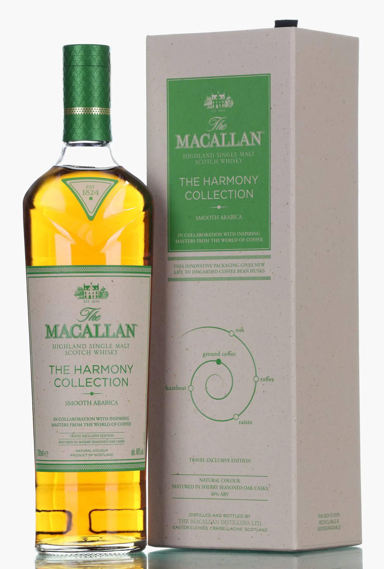 Macallan The Harmony Collection Smooth Arabica, Sherry Cask, 2022, 40% whisky bottle