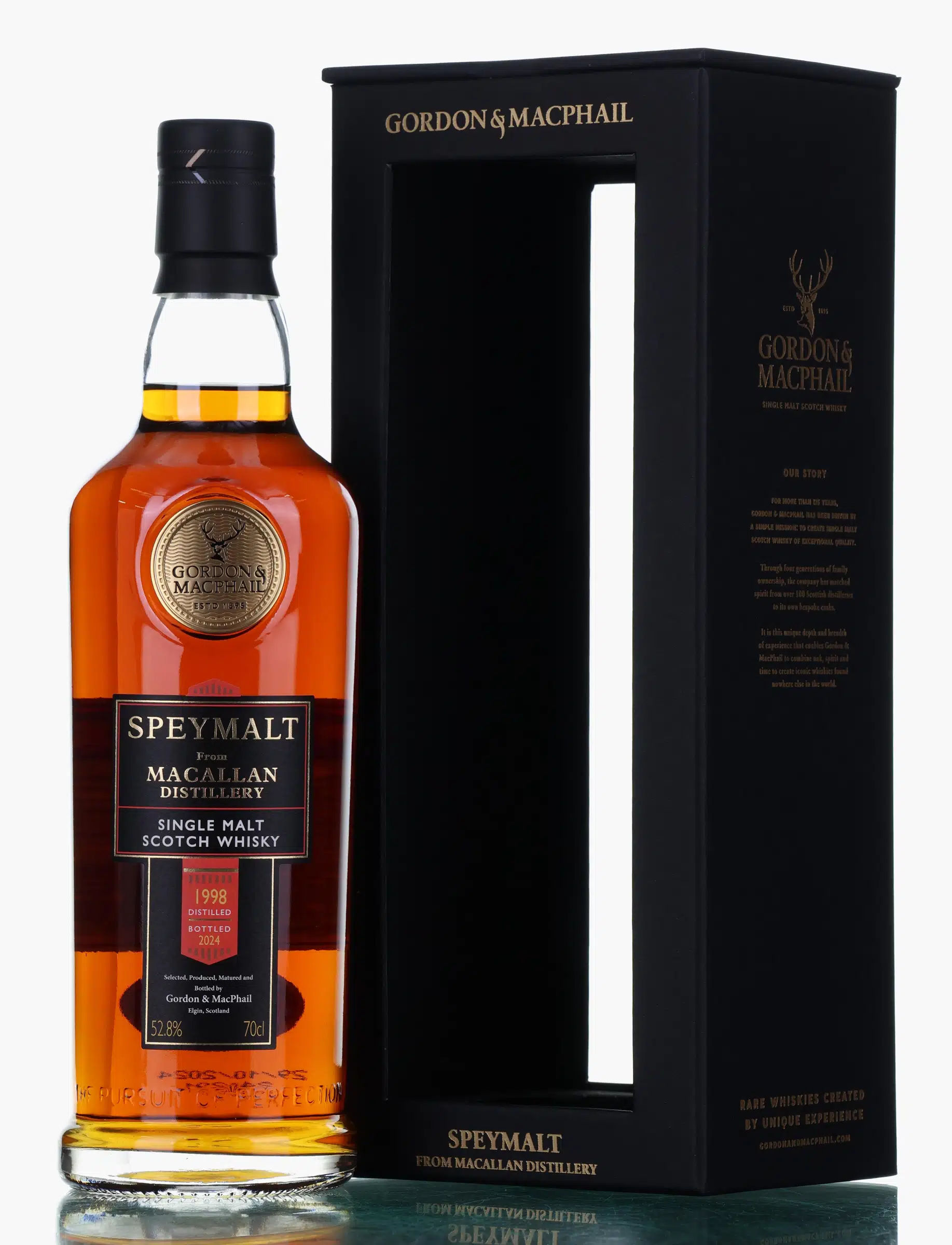 Macallan Speymalt 26 Year Old, Sherry Cask, 1998, Gordon & MacPhail, 53.2% whisky bottle
