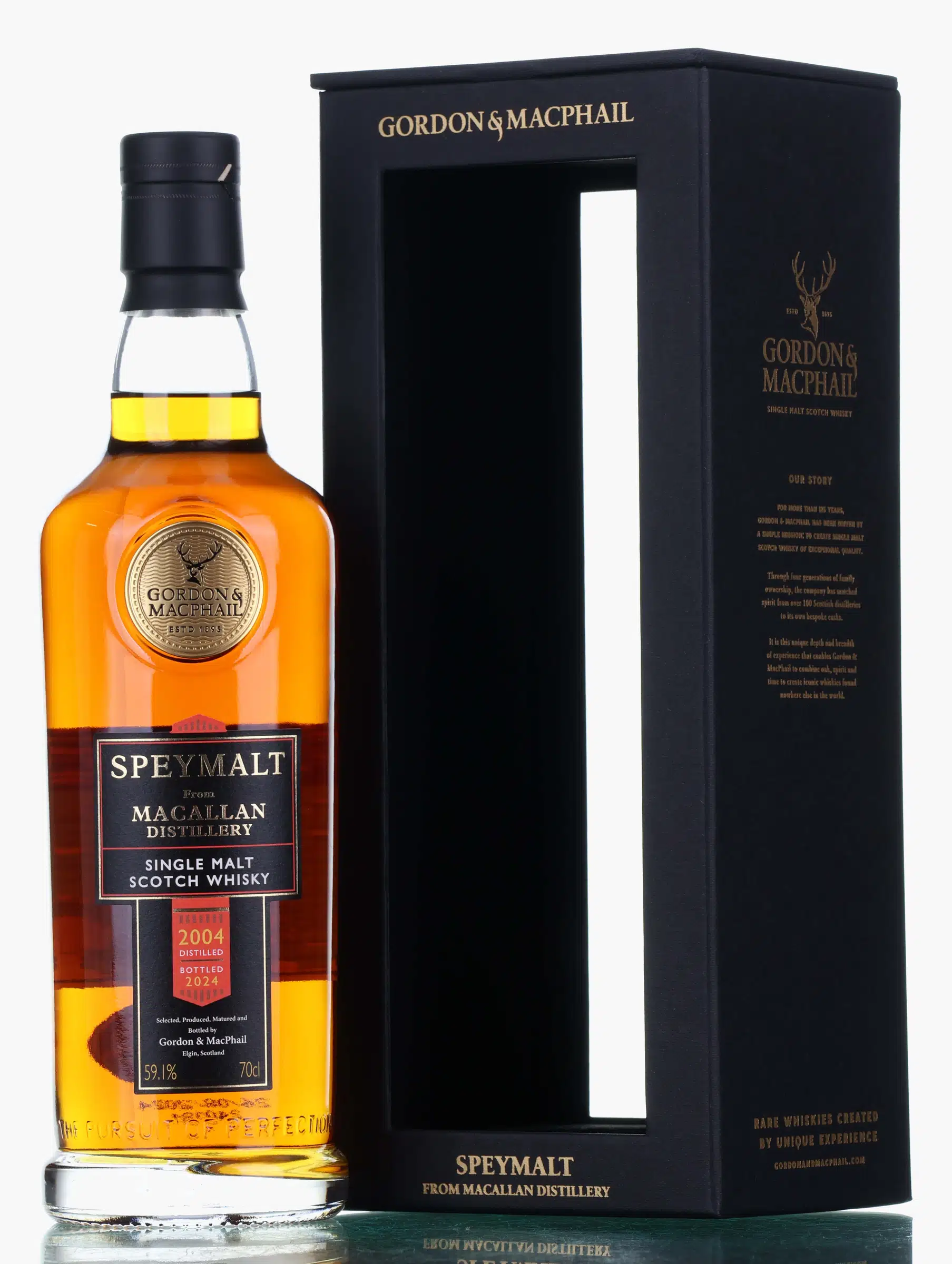 Macallan Speymalt 20 Year Old, Sherry Cask, Cask #22606604, 2004, Gordon & MacPhail, 59.1% whisky bottle