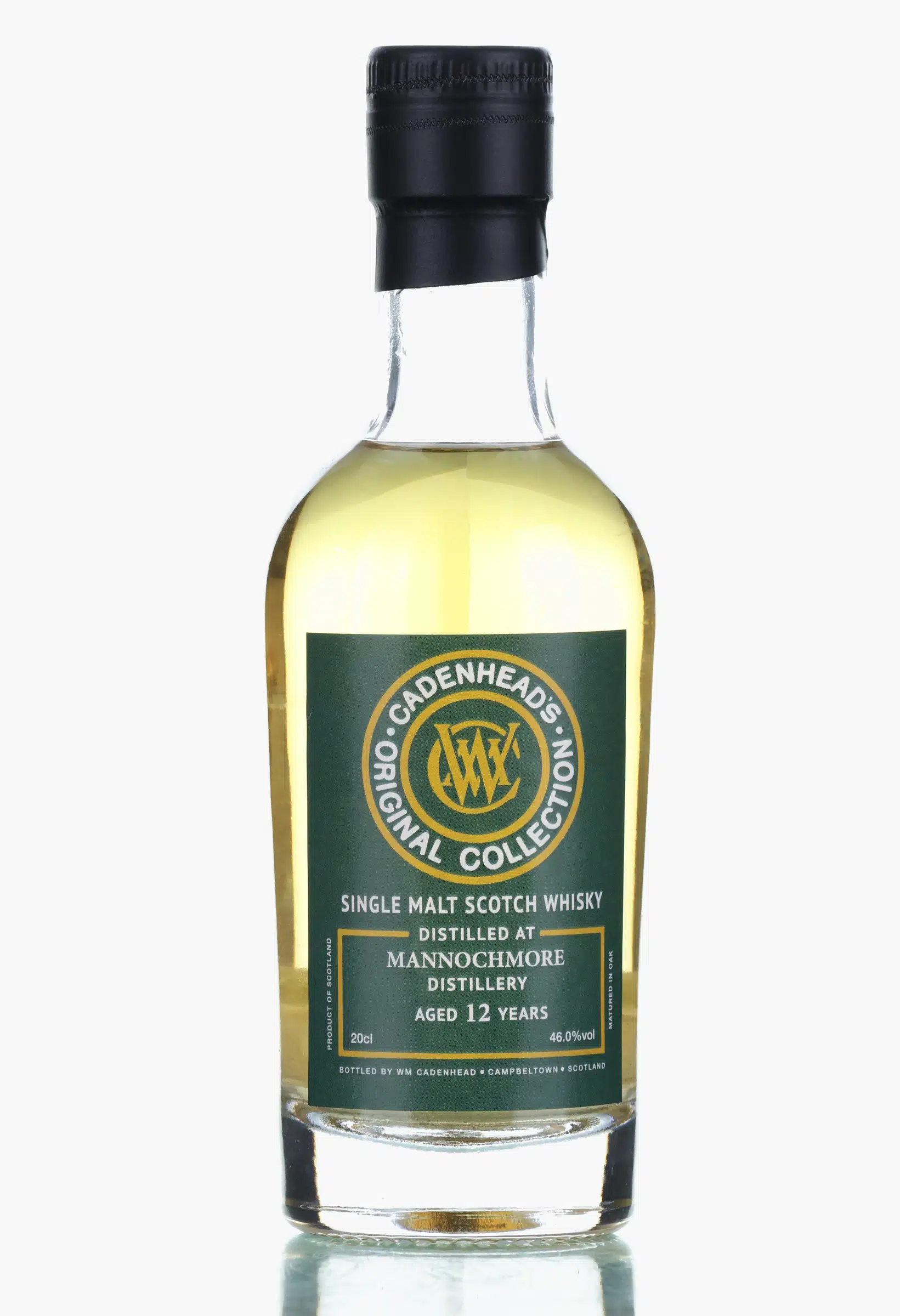 Mannochmore 12 Year Old, Bourbon Cask, 2013, Cadenhead's, 46%