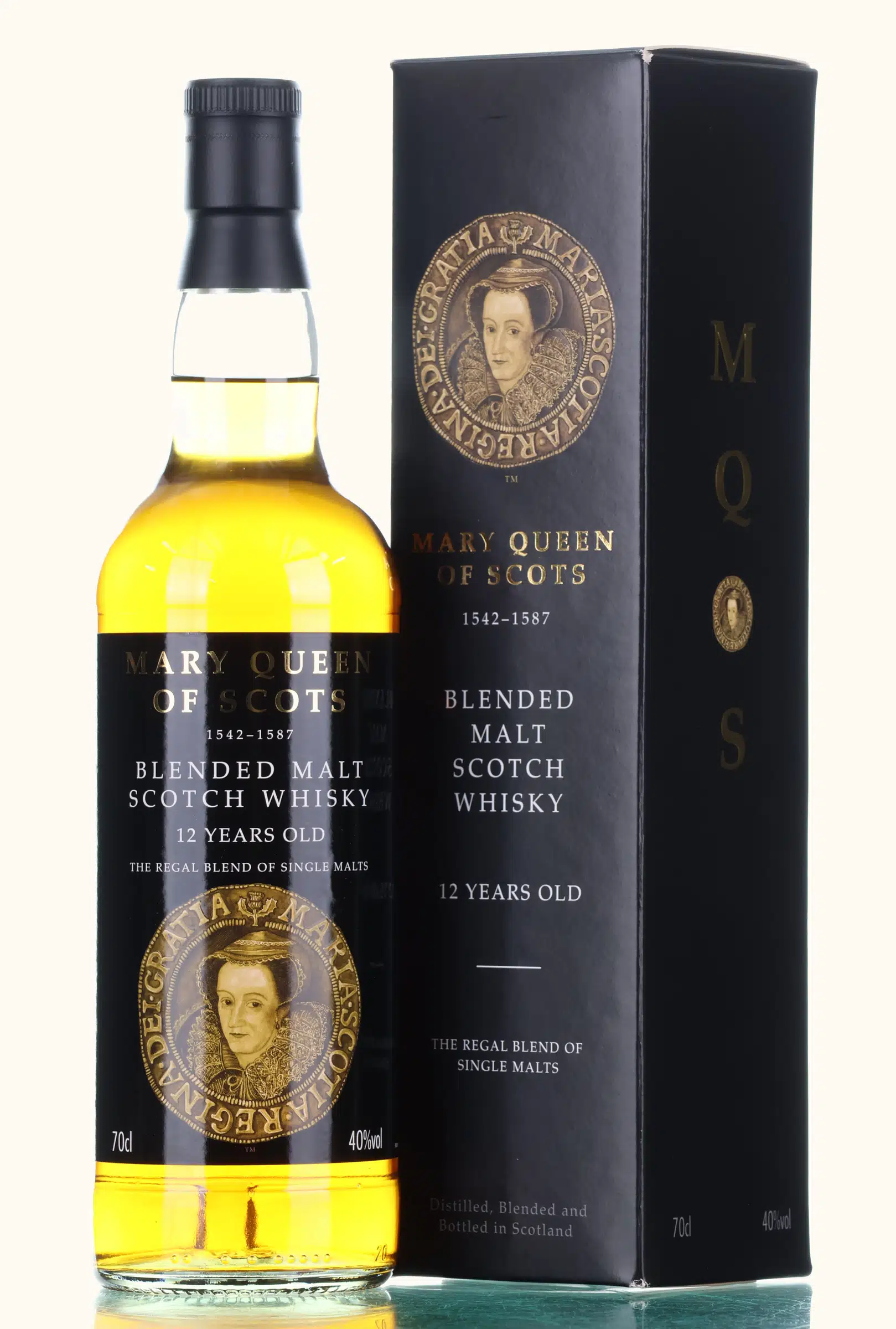 Mary Queen of Scots Blended Malt 12 Year Old, Oak Cask, 2019, 40% whisky bottle