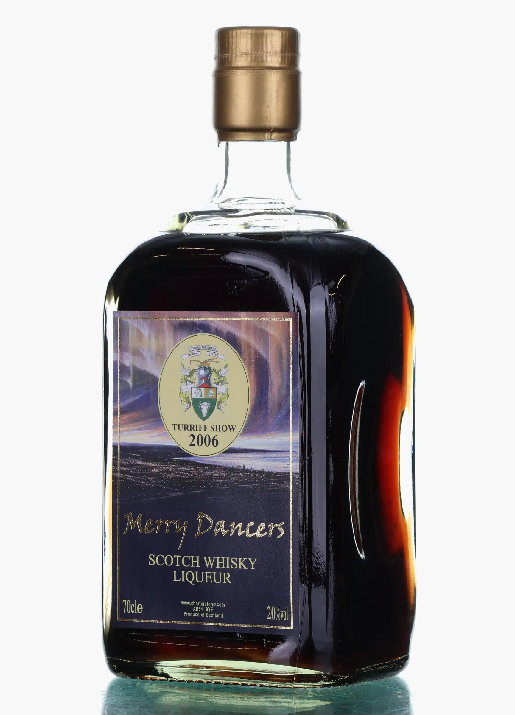 Merry Dancers Scotch Whisky Liqueur, Turriff Show 2006, 20%