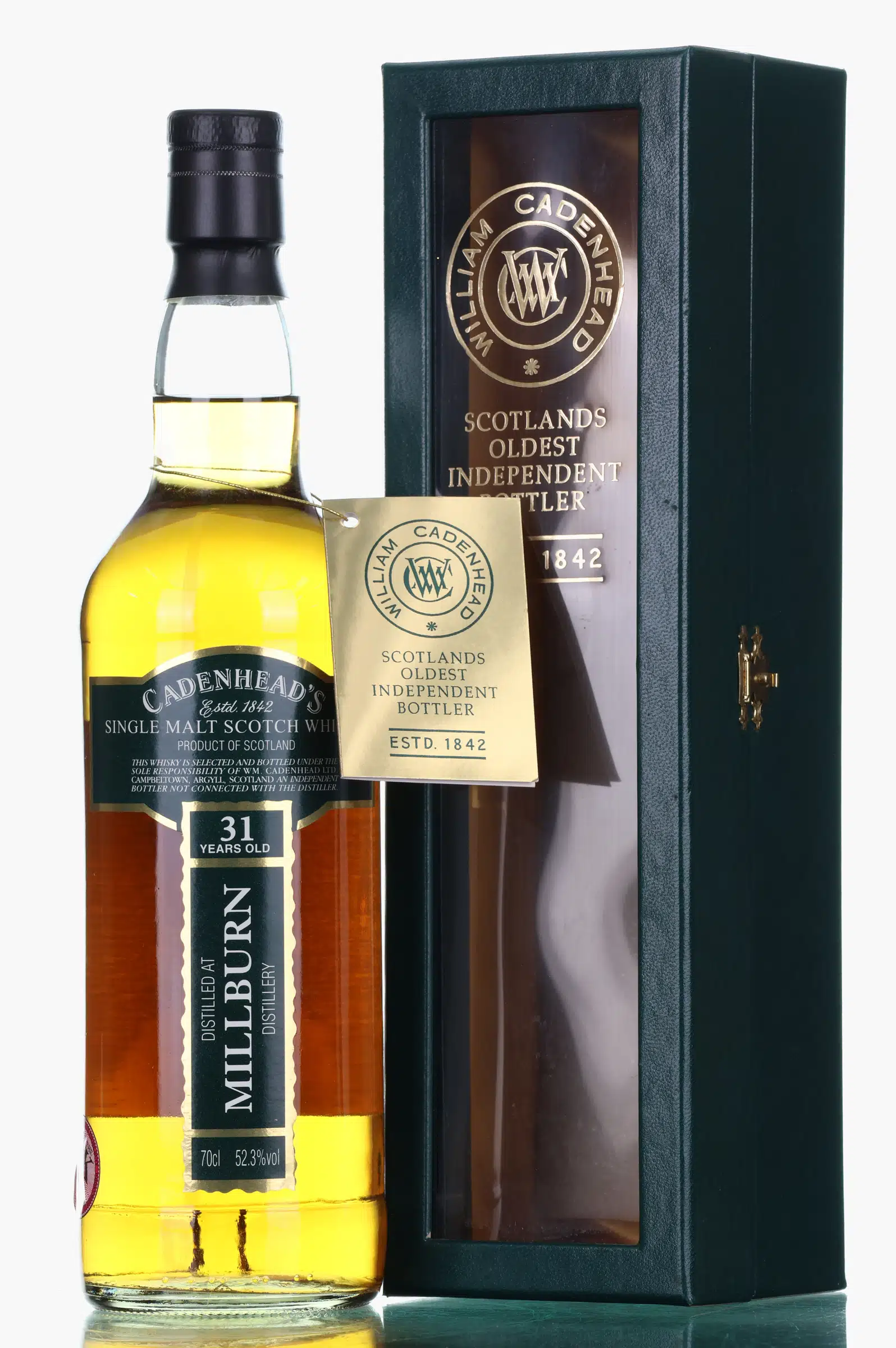 Millburn 31 Year Old, Bourbon Cask, 1974, Cadenhead's, 52.3% whisky bottle