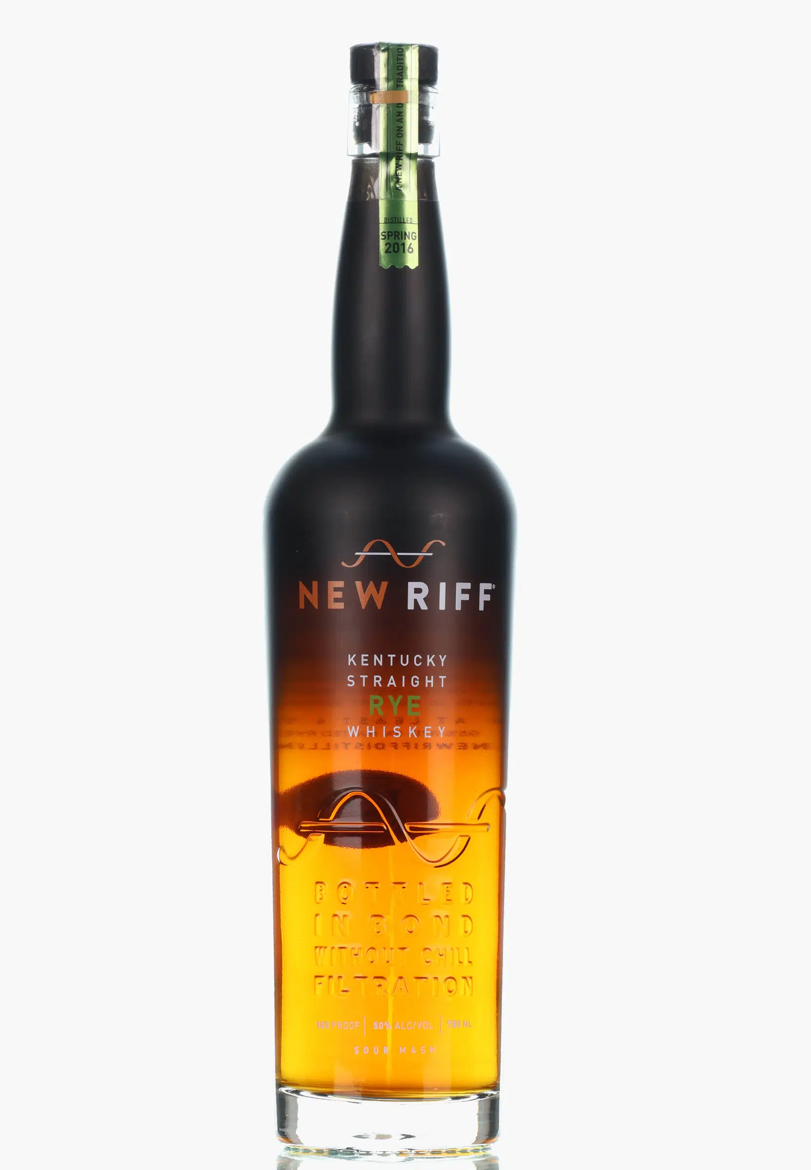 New Riff Rye Whiskey Bottled In Bond 4 Year Old, New Charred Oak Cask, 2020, 50% whisky bottle