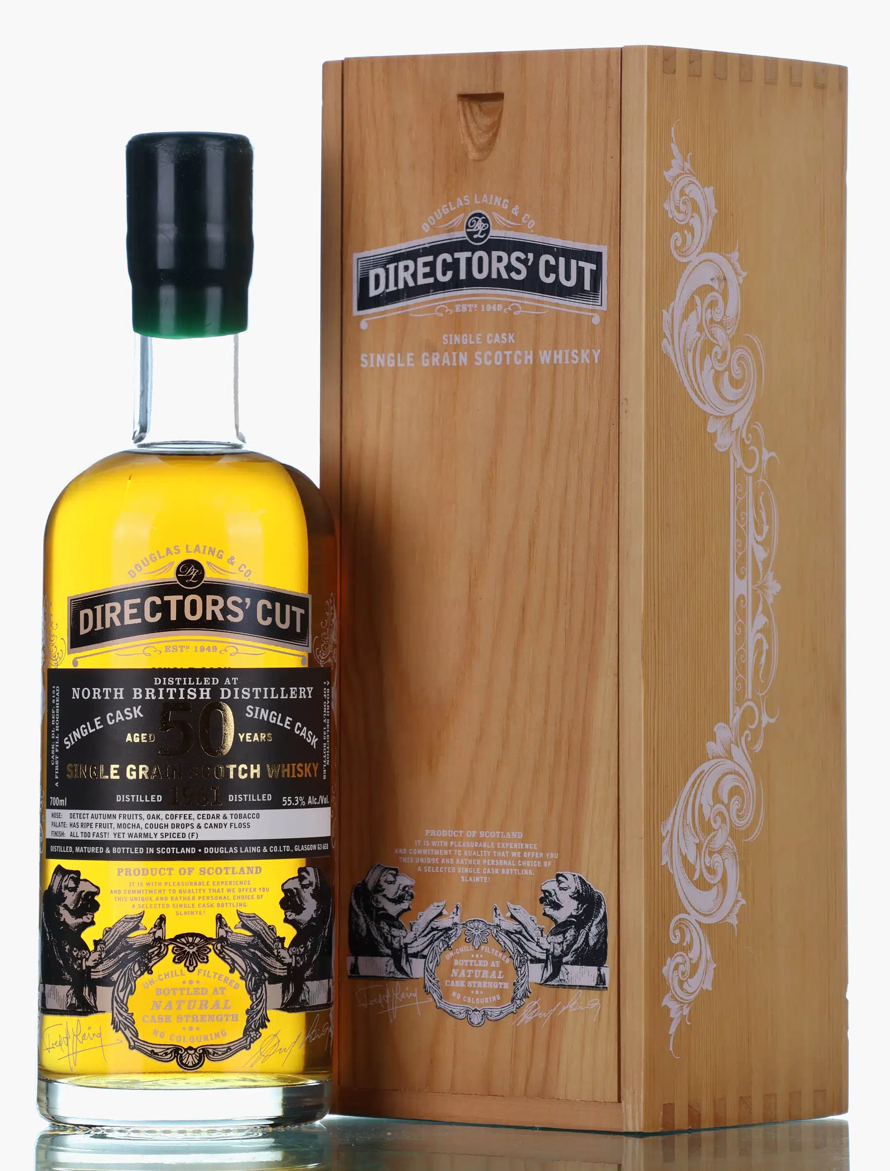 North British Directors' Cut 50 Year Old, Hogshead Cask, Cask #8151, 1961, Douglas Laing, 55.3% whisky bottle