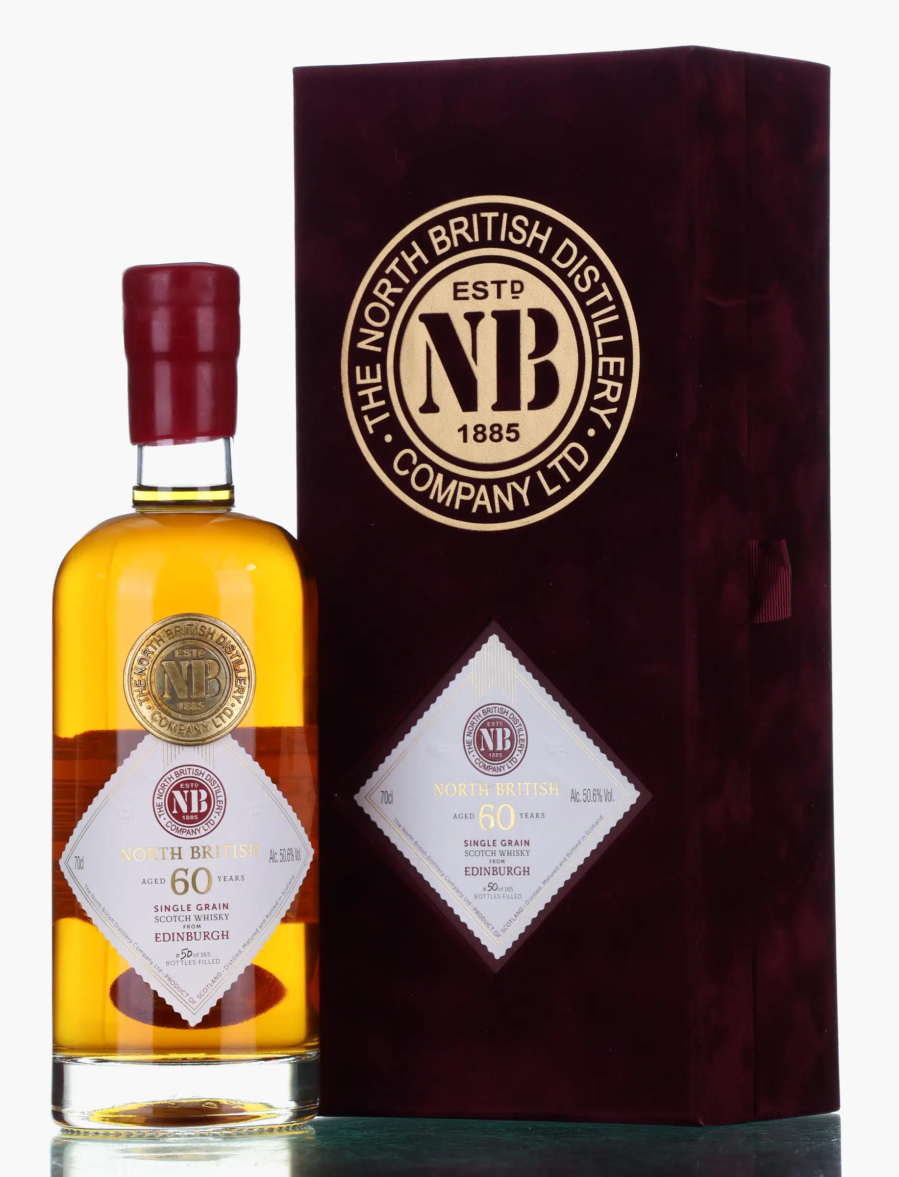North British 60 Year Old, Official Bottling, 50.6% whisky bottle
