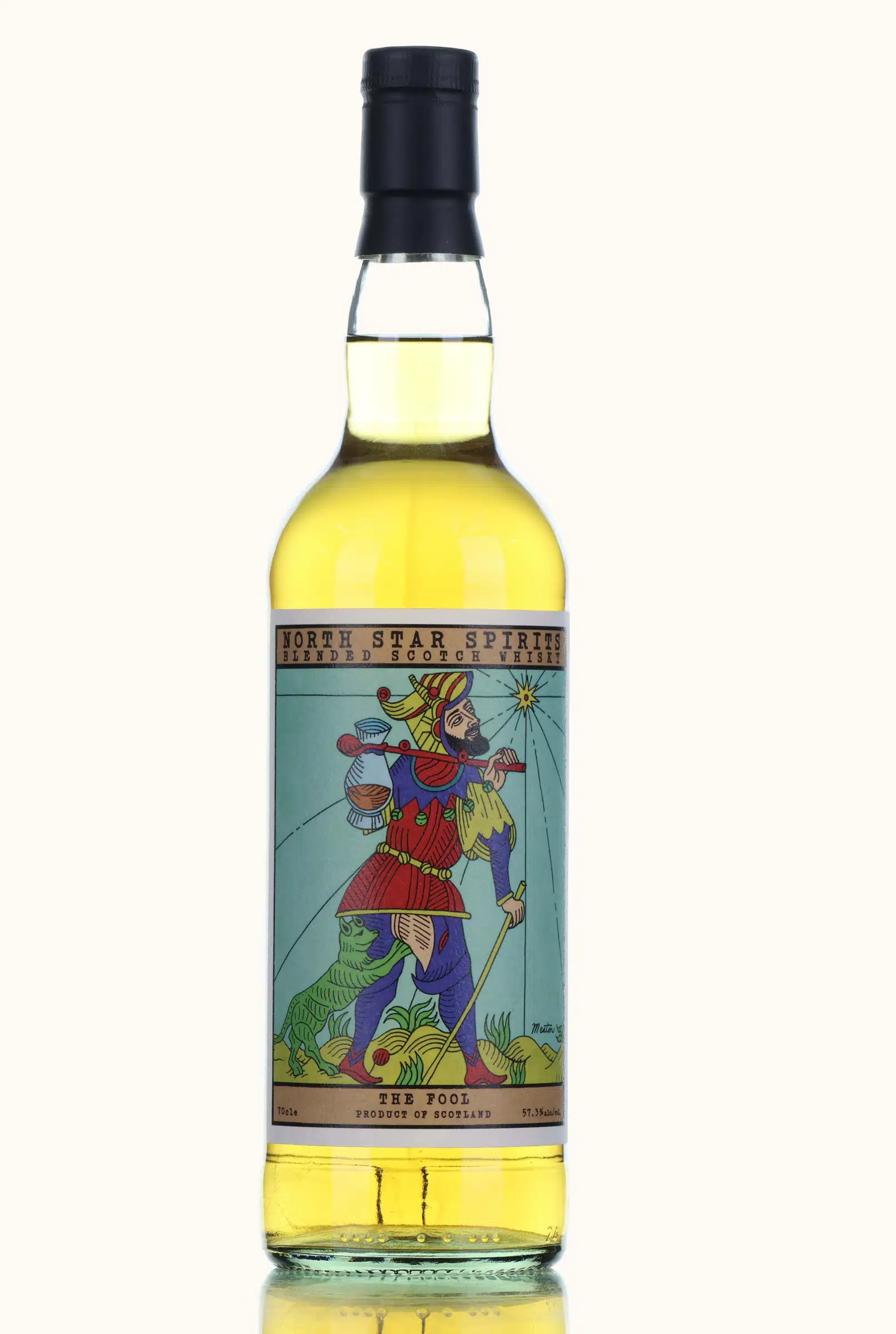North Star Spirits Tarot 'The Fool' 8 Year Old, Hogshead Cask, 2016, North Star Spirits, 57.3% whisky bottle