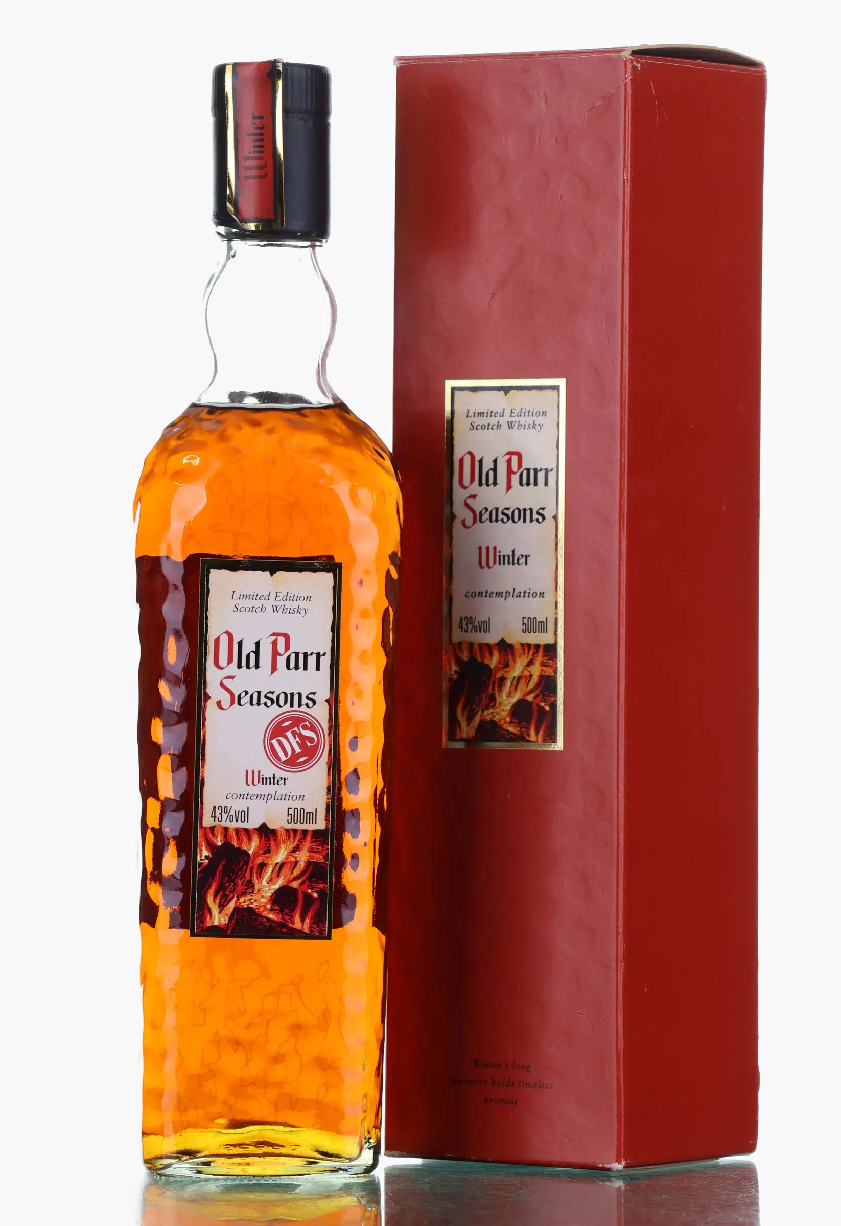 Old Parr Seasons Winter Contemplation, 43% whisky bottle