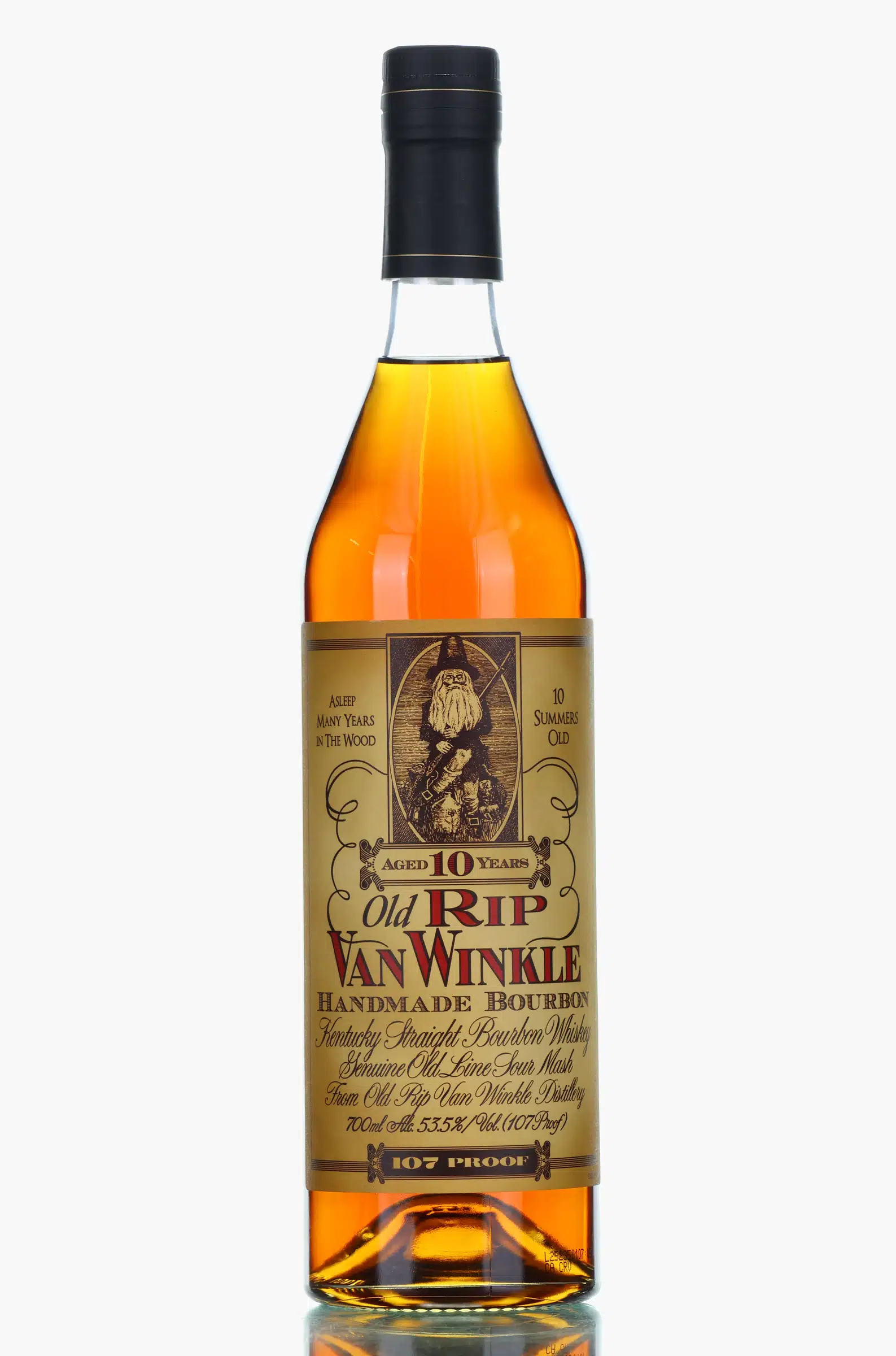 Old Rip Van Winkle Handmade Bourbon 10 Year Old, New Charred Oak Cask, 53.5% whisky bottle