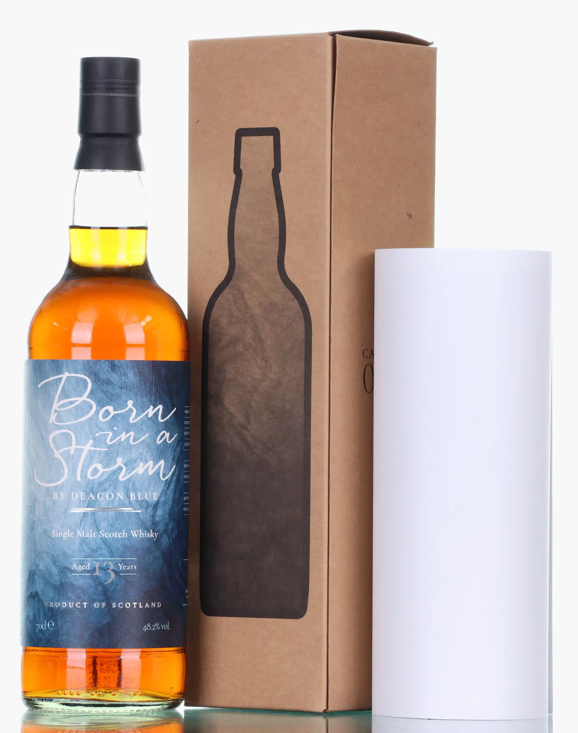 Orkney Born in a Storm by Deacon Blue - Caskade Release 1 13 Year Old, Sherry Cask, Cask #ADE001, 2009, Caskade, 48.2% whisky bottle