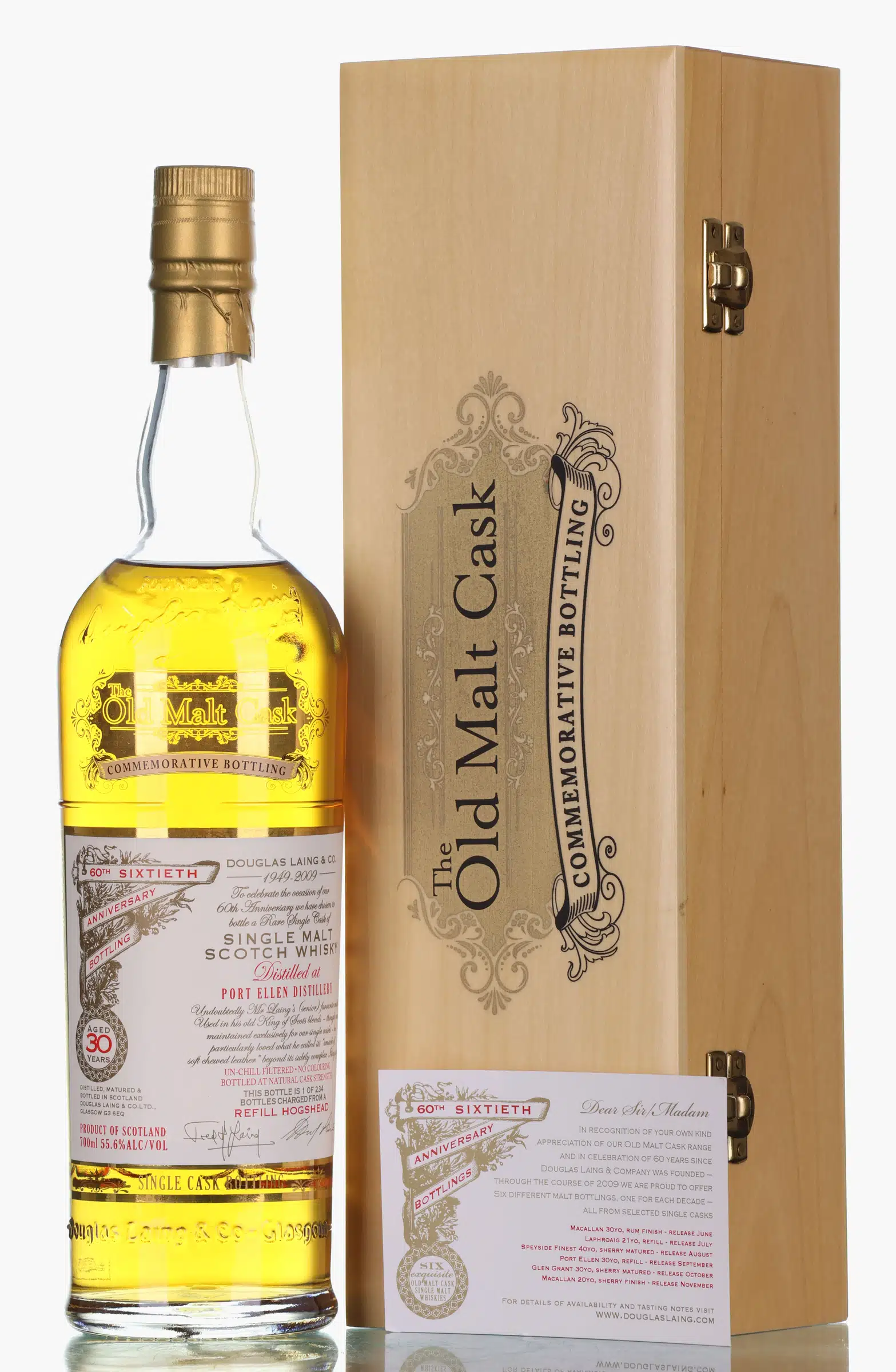 Port Ellen Old Malt Cask #30 Year Old, Refill Hogshead Cask, 1979, Douglas Laing, 55.6% whisky bottle