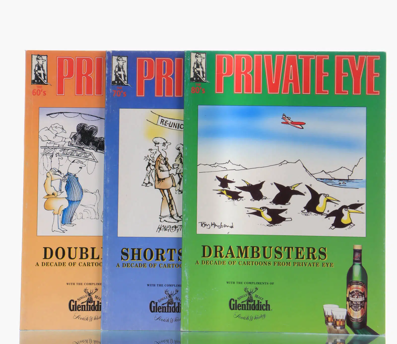 Private Eye Books Glenfiddich X3