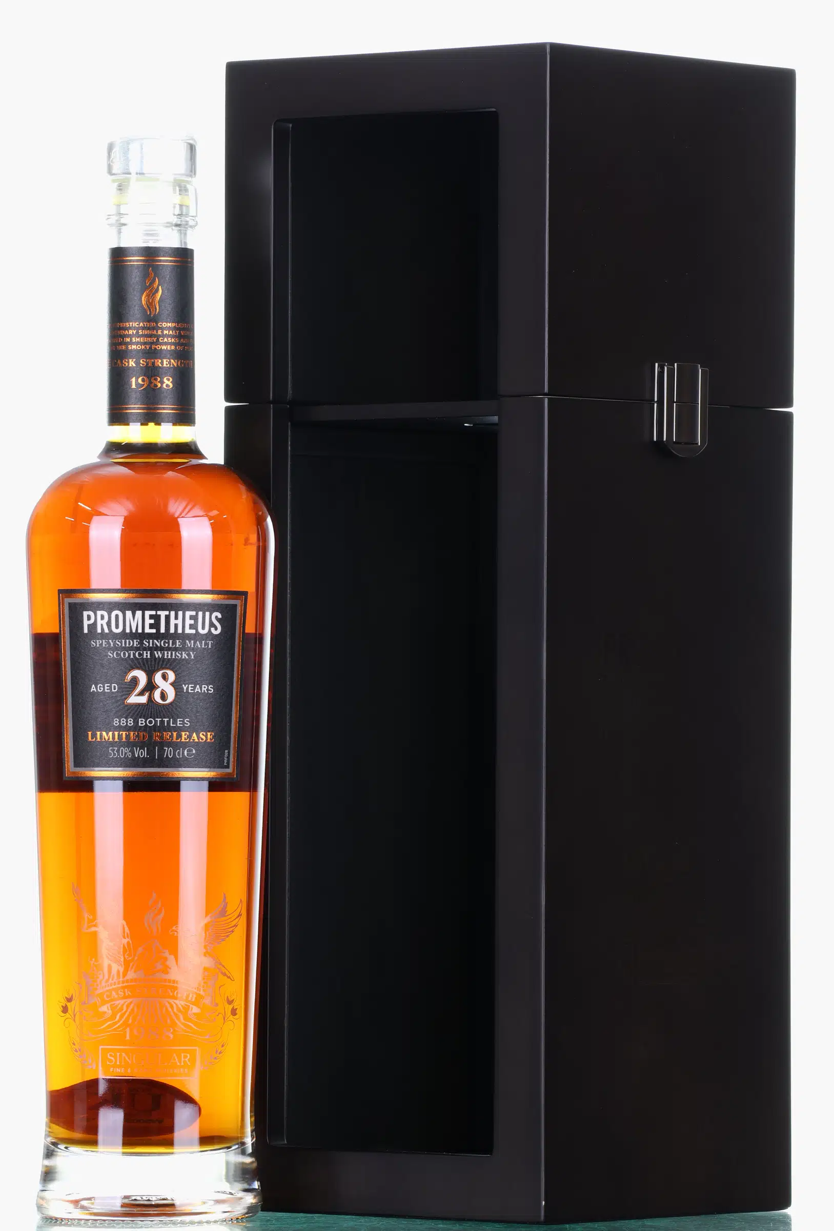 Macallan Prometheus 28 Year Old, First Fill Sherry Cask, Cache 3, 1988, The Glasgow Distillery Company, 53% whisky bottle