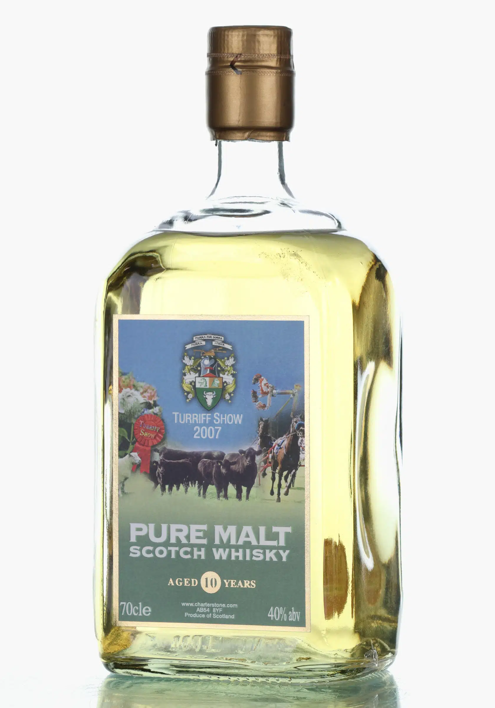 Blended Malt Pure Malt Scotch Whisky 10 Year Old, The Charterstone Group, 40% whisky bottle