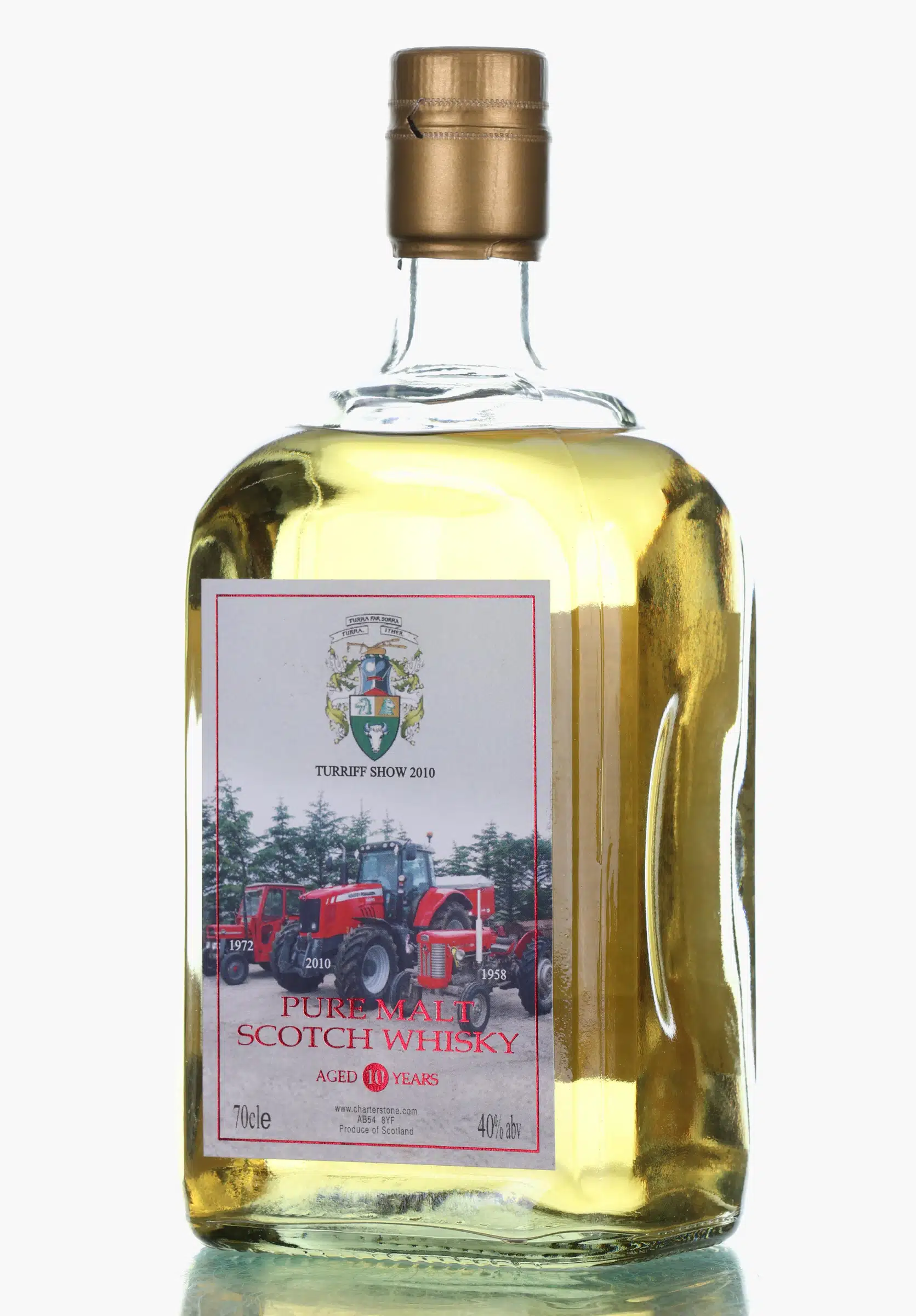 Blended Malt Pure Malt Scotch Whisky 10 Year Old, Plain Wood & Sherry Cask, The Charterstone Group, 40% whisky bottle