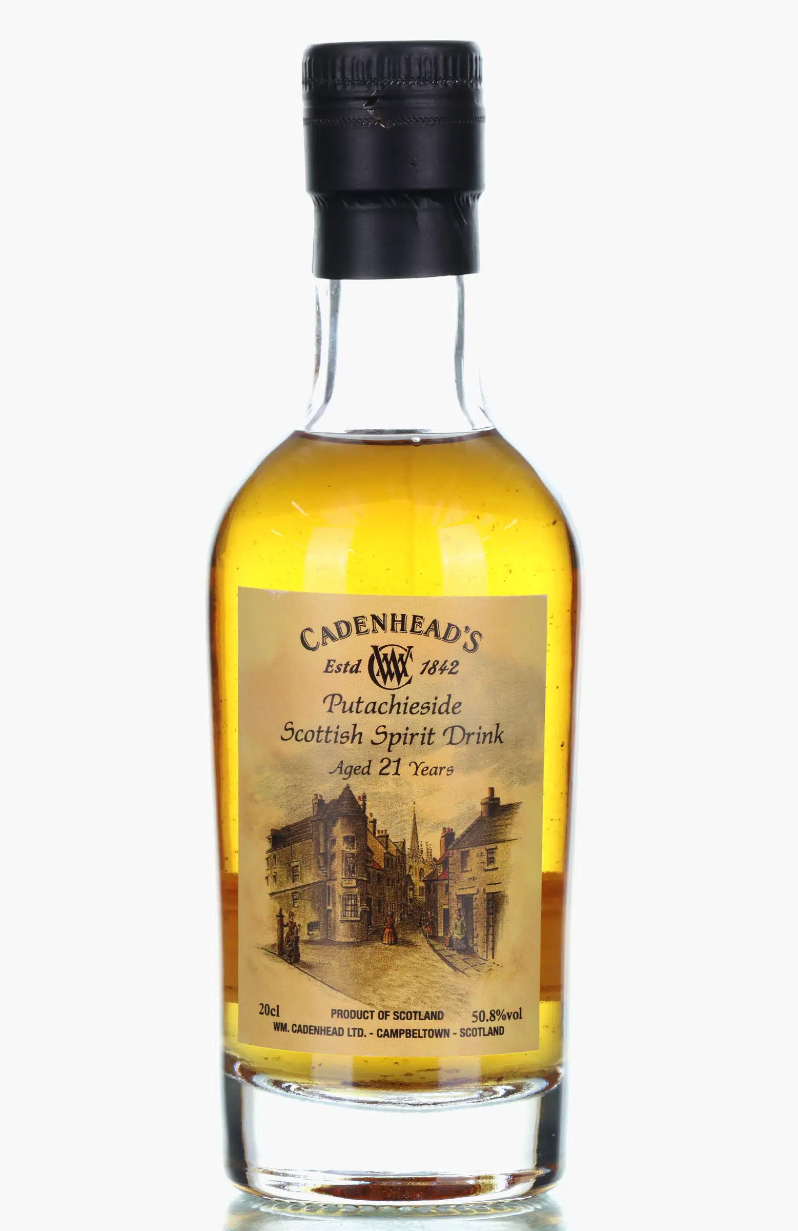 Benrinnes Putachieside 21 Year Old, Vermouth Cask, B2, 2004, Cadenhead's, 50.8% whisky bottle