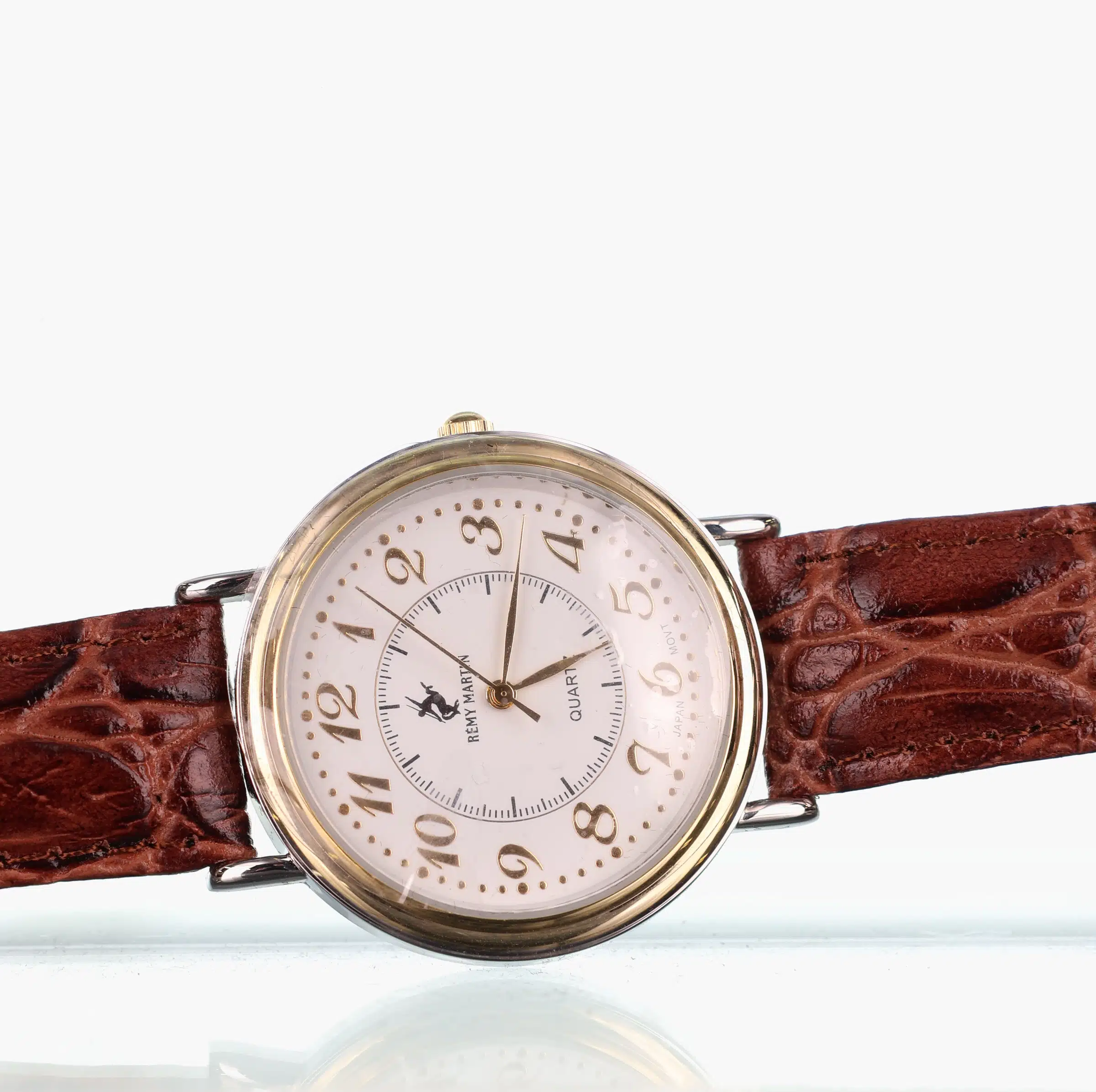 Remy Martin Watch Quartz | Leather Strap whisky bottle