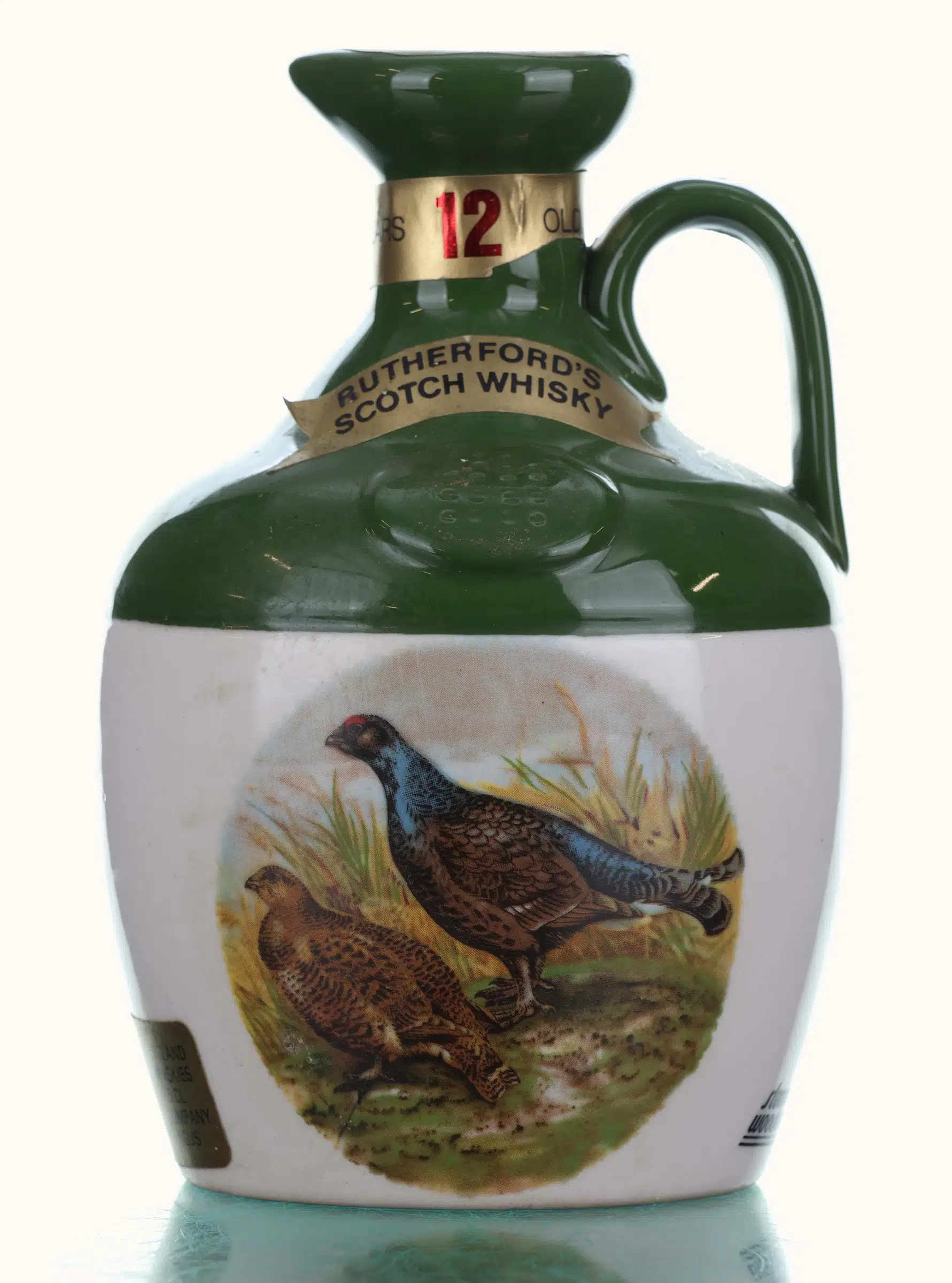 Rutherford's Bird Series 12 Year Old, 40% whisky bottle