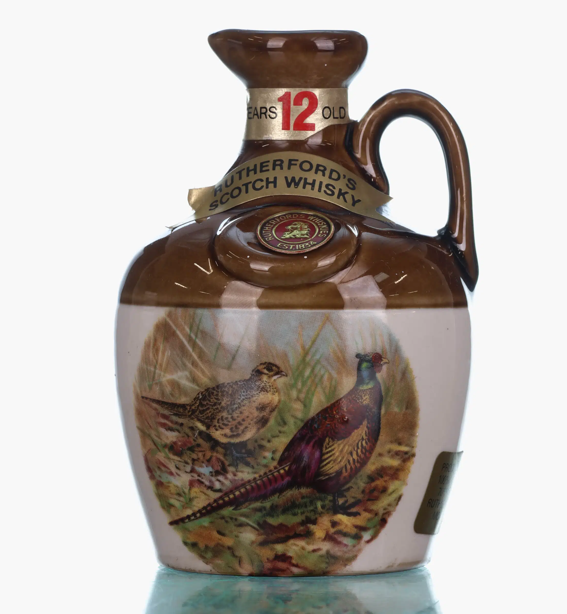 Rutherford's Bird Series 12 Year Old, Oak Cask, Rutherford's, 40% whisky bottle